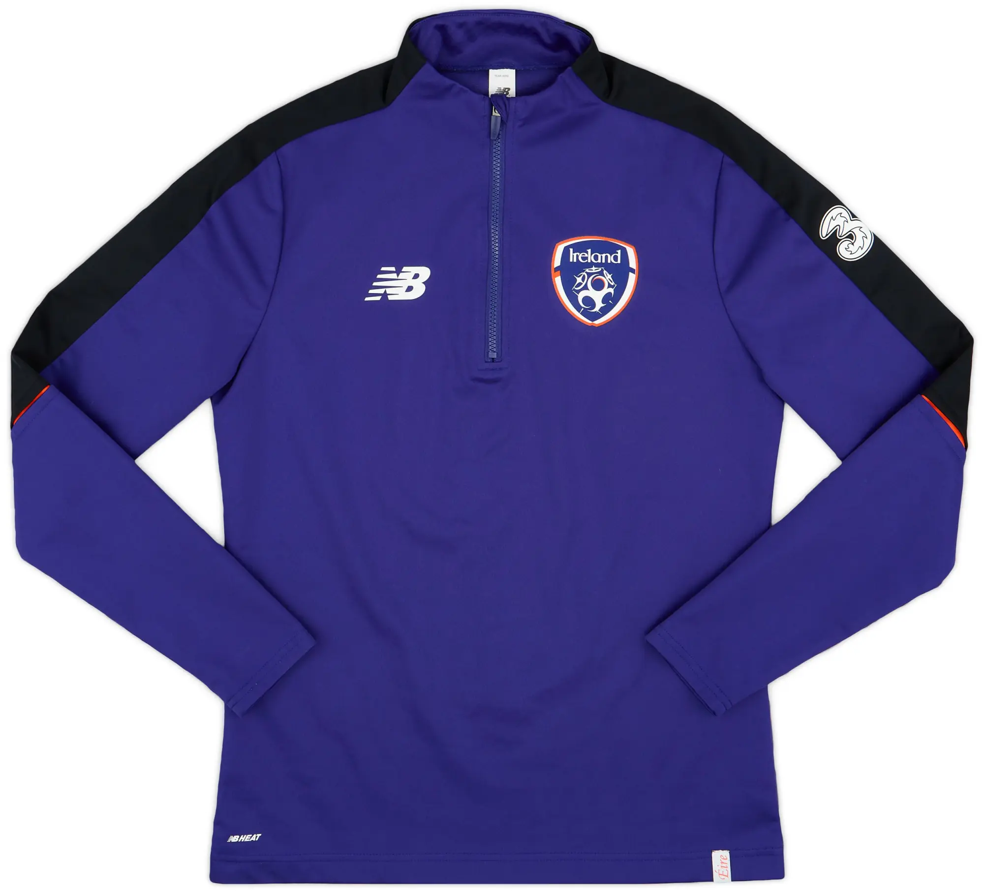 2019-20 Ireland New Balance 1/4 Zip Drill Top - 9/10 - (S)