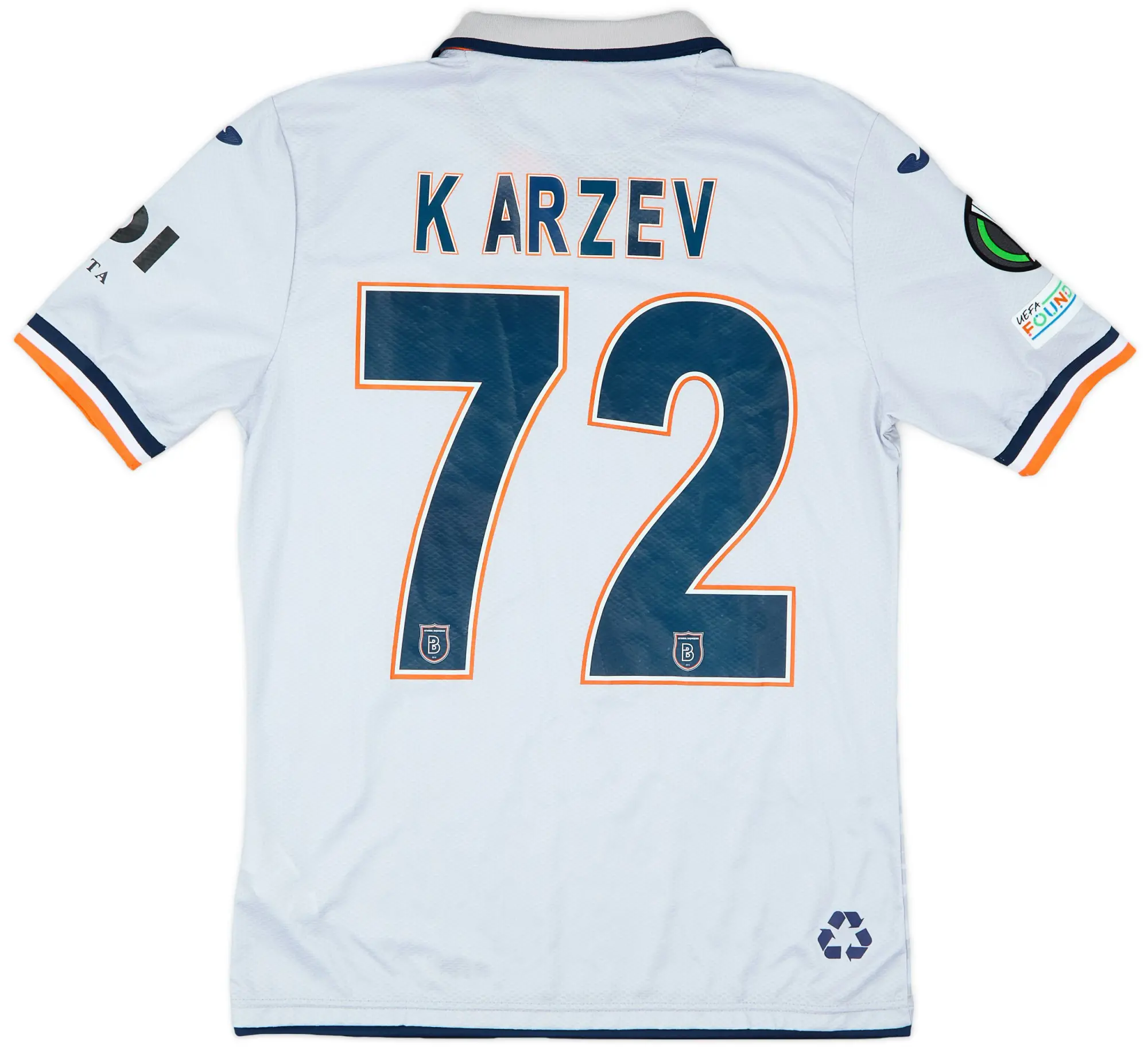 Joma 2022-23 Istanbul Basaksehir Match Issue Conference League Third Shirt Karzev #72