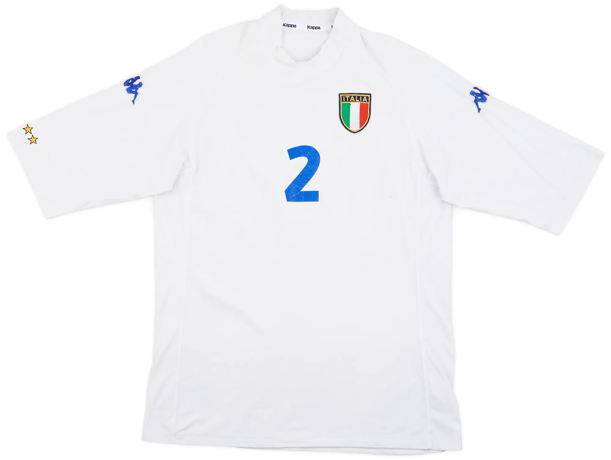 Kappa 2000-01 Italy Away Shirt #2 - 7/10 - (XL)