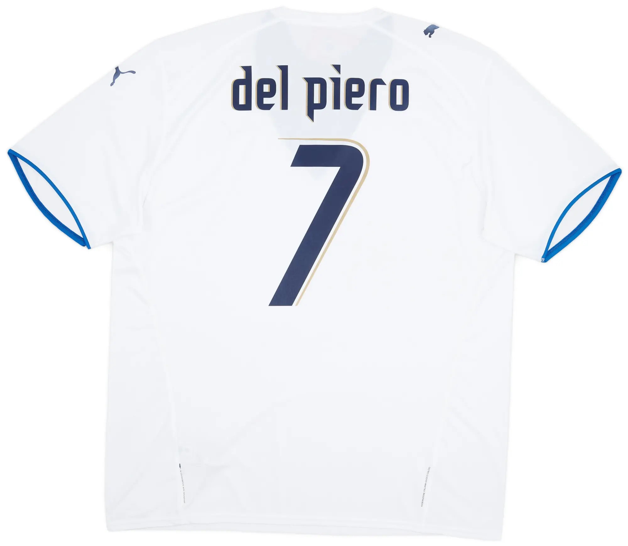 Puma 2006 Italy Away Shirt Del Piero #7 (XXL)