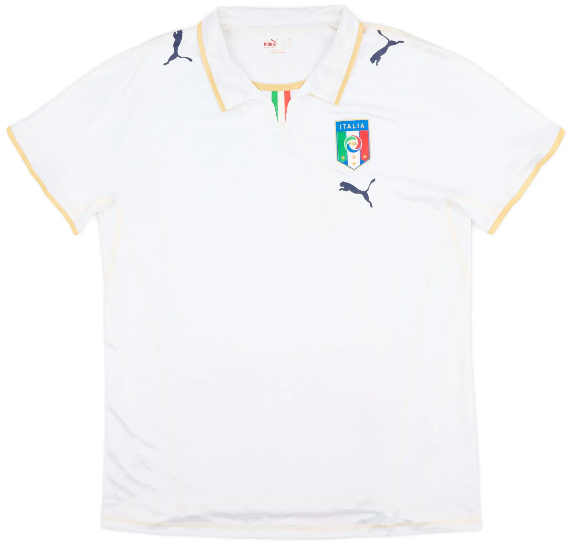 Puma 2007-08 Italy Player Issue Away Shirt - 6/10 - (XL)