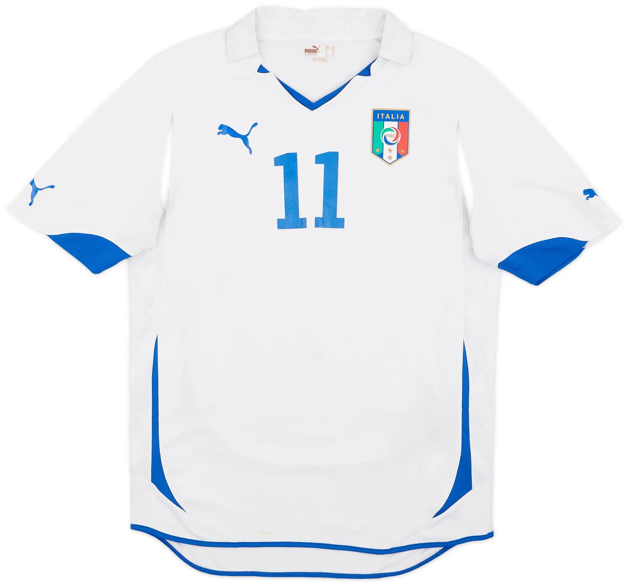 Puma 2010-12 Italy Player Issue Away Shirt #11 - 5/10 - (M)