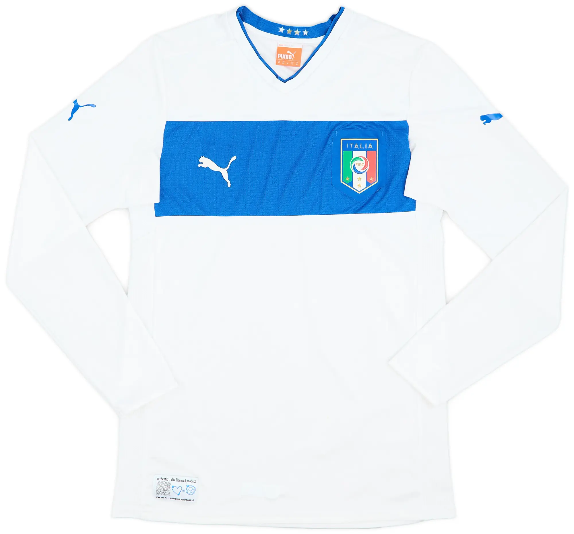 Puma 2012-13 Italy Away L/S Shirt - 6/10 - (M)