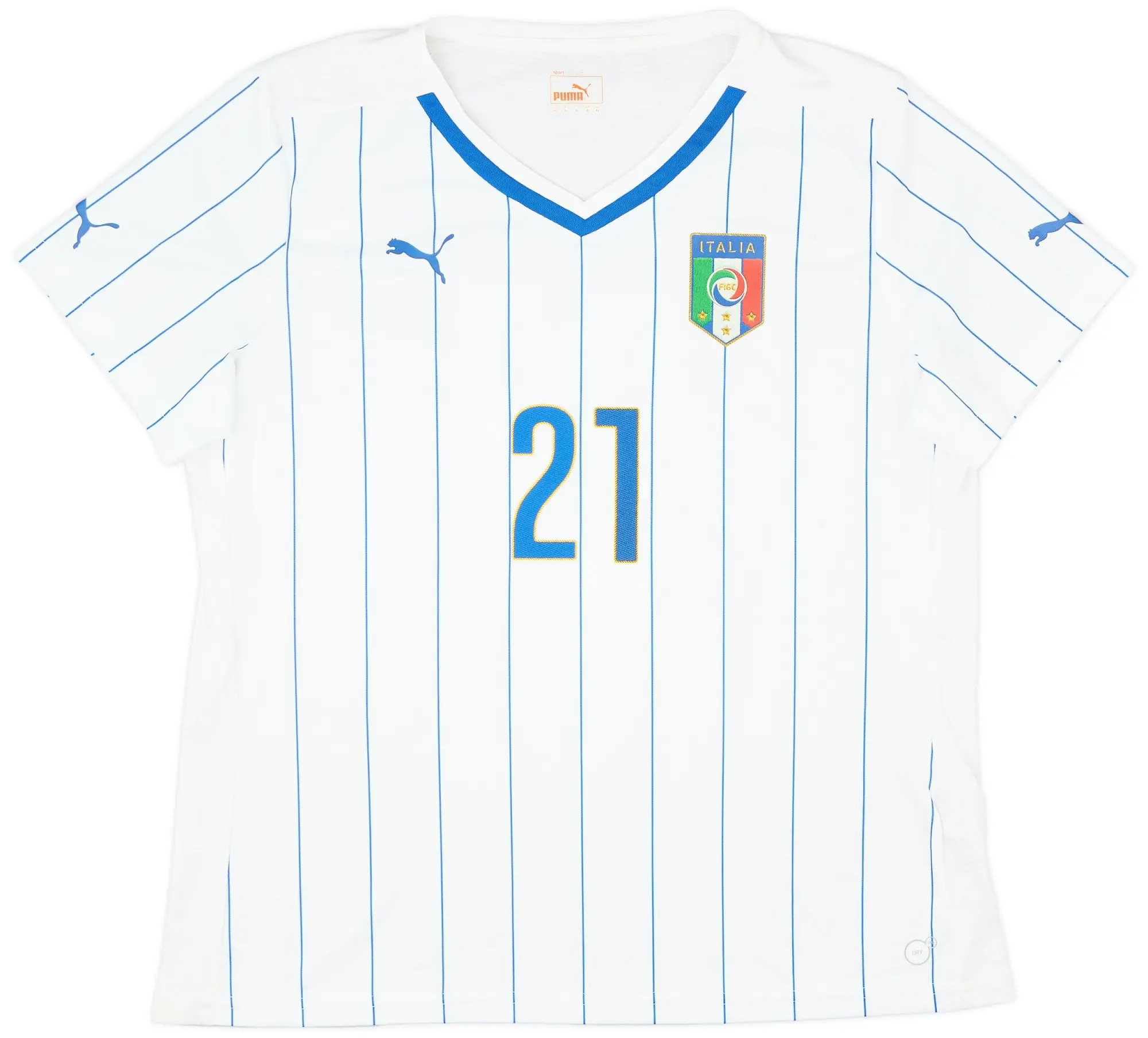 Puma 2014-15 Italy Away Shirt #21 - 8/10 - (Women's XL)