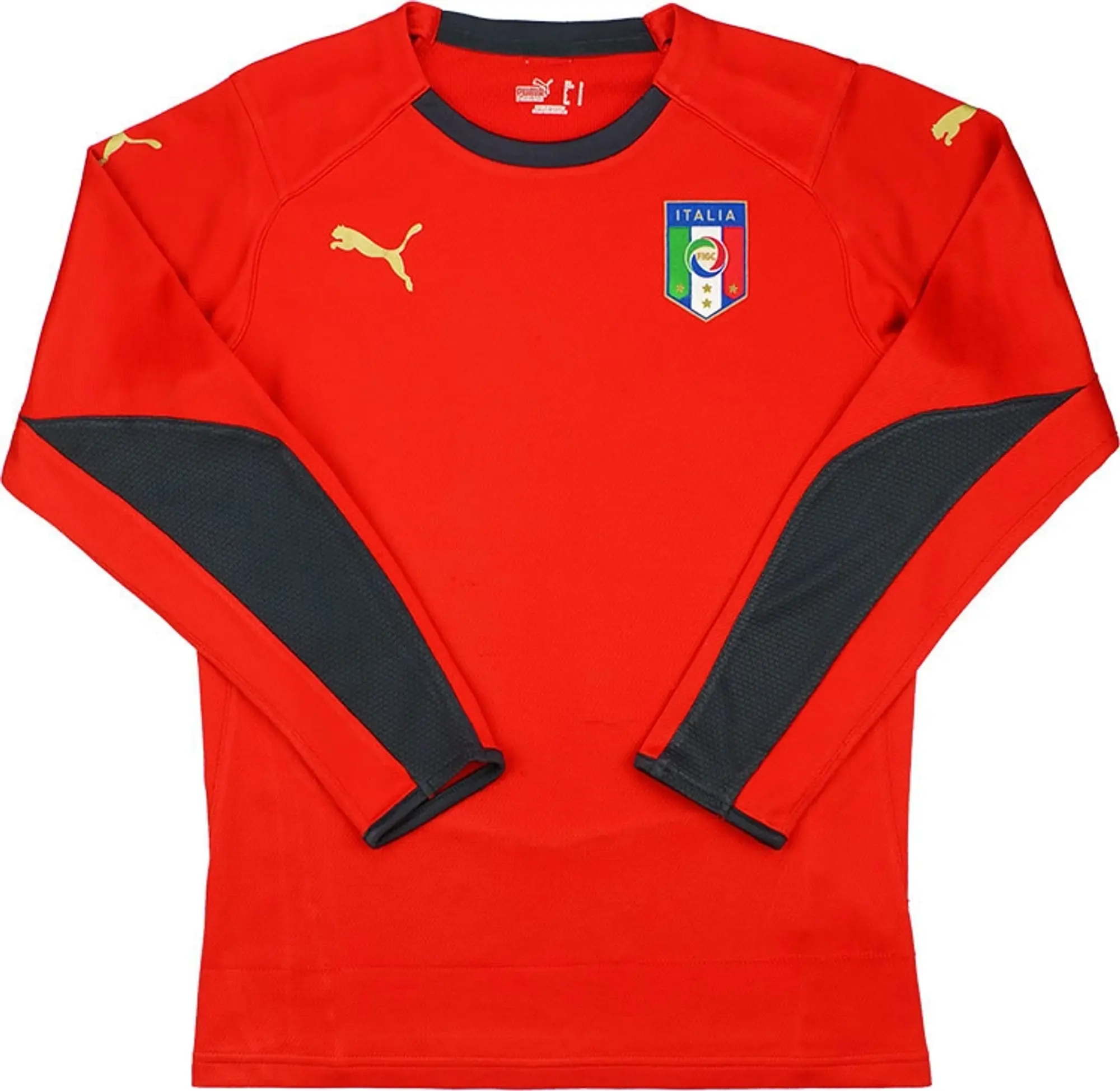 Puma 2008-09 Italy Red GK Shirt - 8/10 - (L)