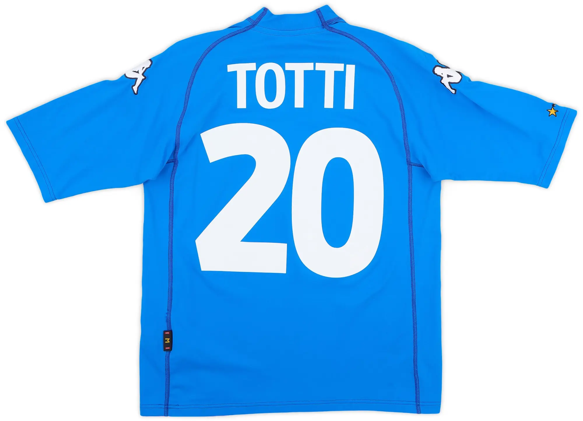 Kappa 2000-01 Italy Home Shirt Totti #20 - 5/10 - (M)