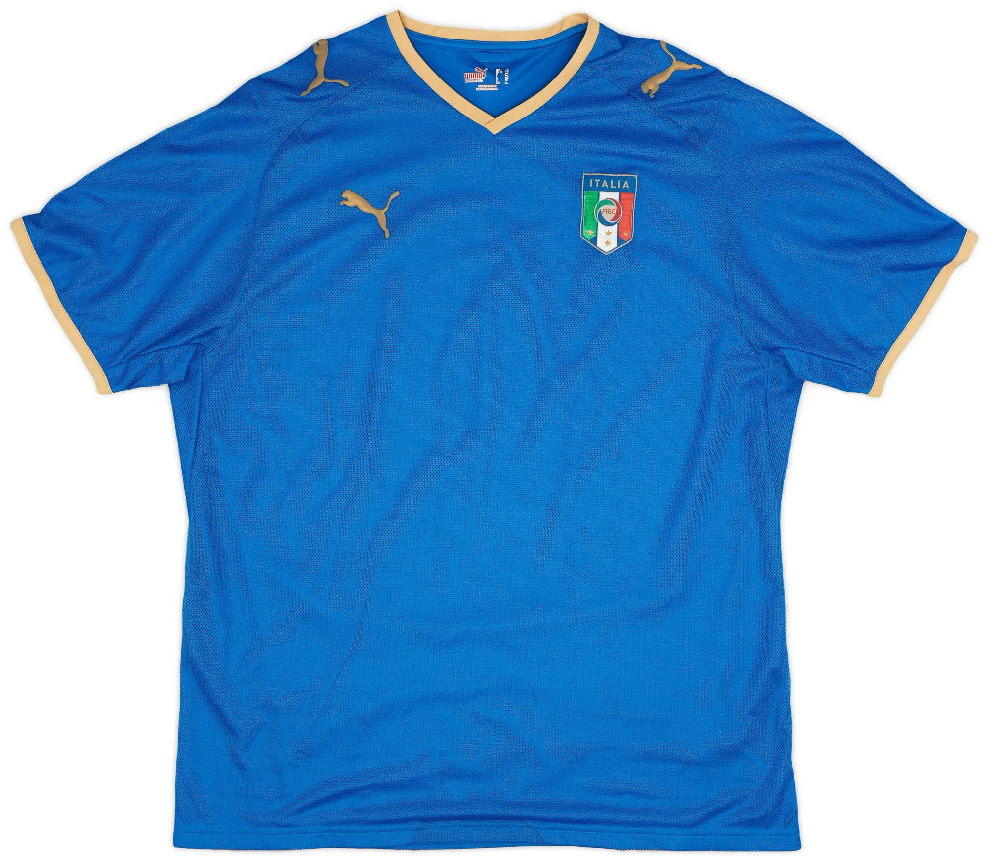 Puma 2007-08 Italy Home Shirt - 6/10 - (XL)