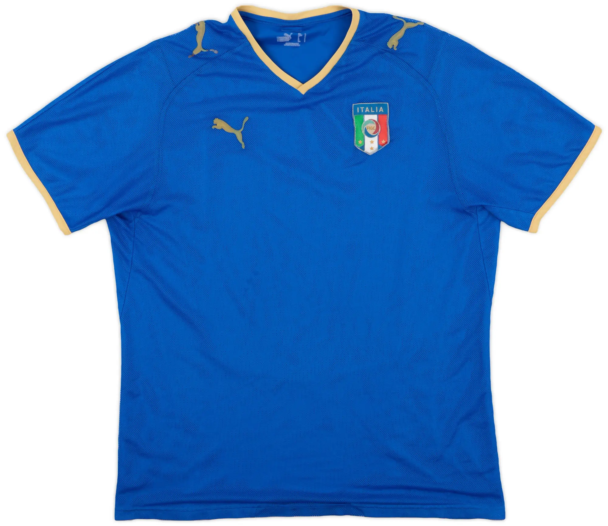 Puma 2007-08 Italy Home Shirt - 3/10 - (L)