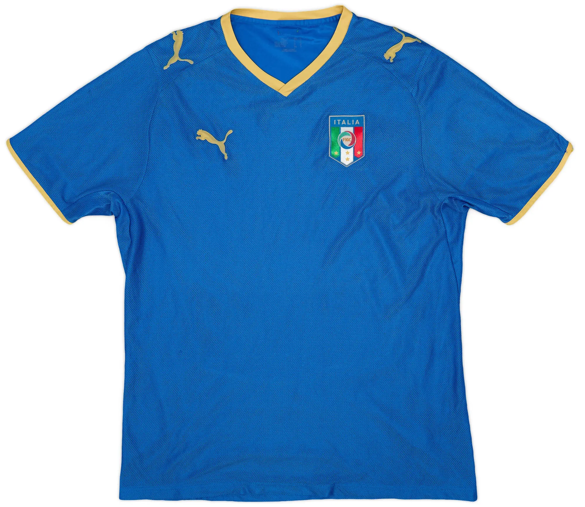 Puma 2007-08 Italy Home Shirt - 6/10 - (M)