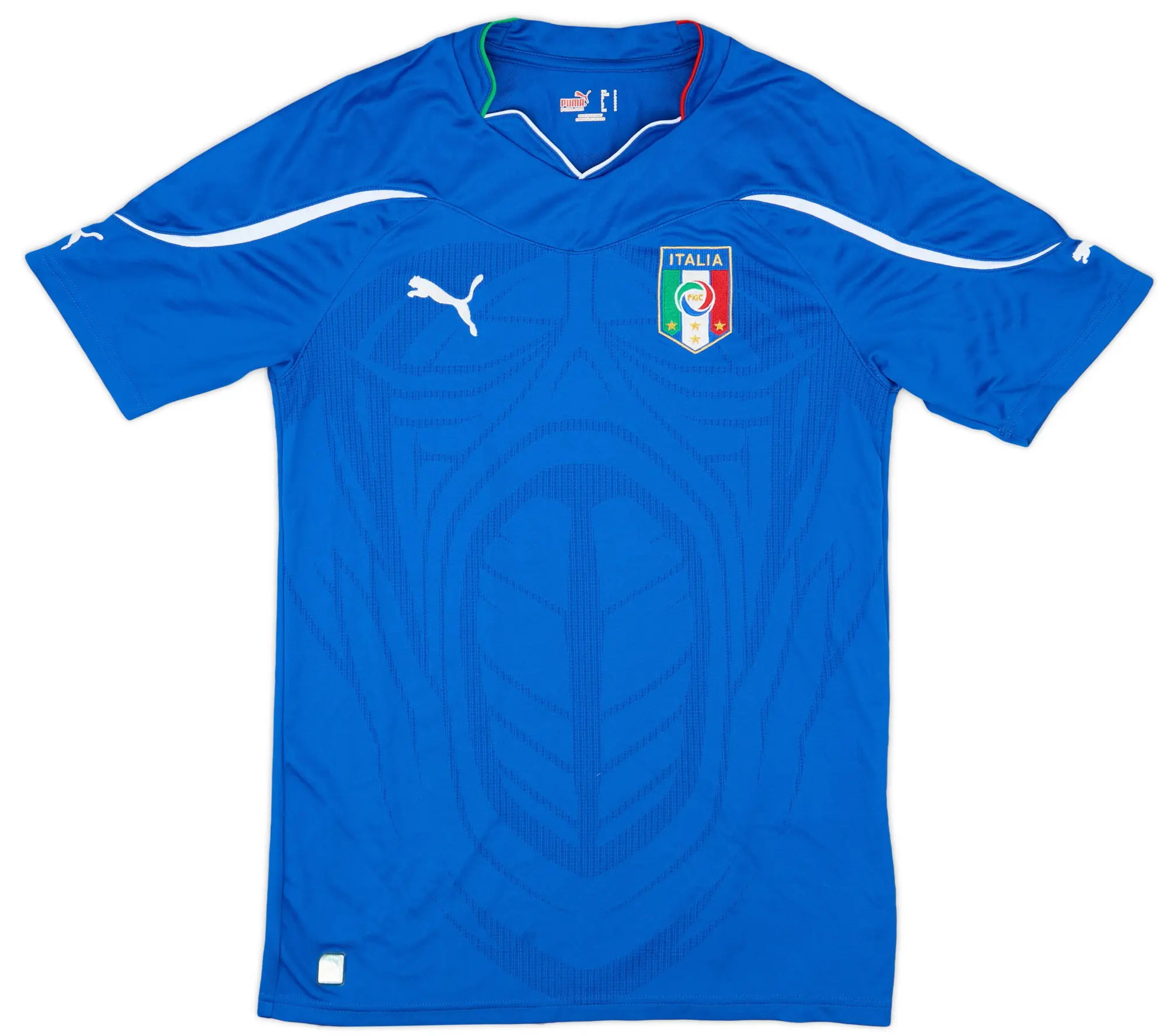 Puma 2010-12 Italy Home Shirt - 10/10 - (S)