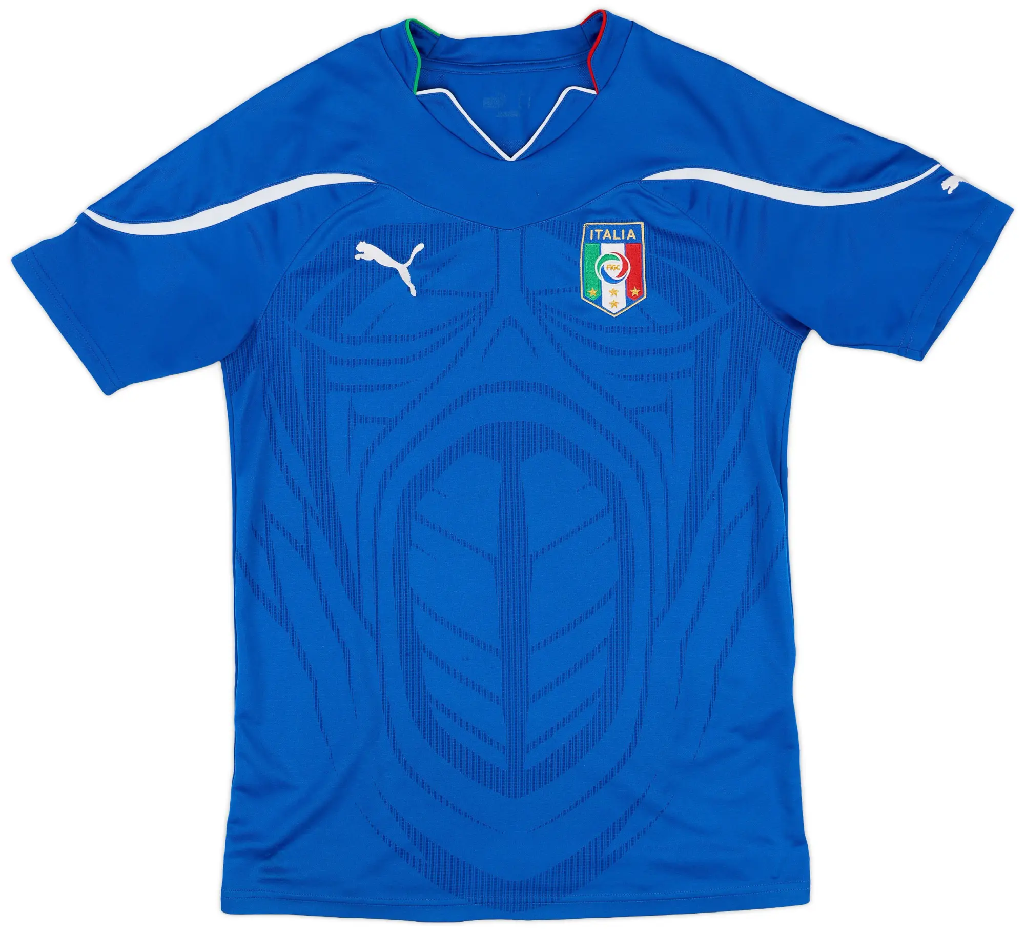 Puma 2010-12 Italy Home Shirt - 7/10 - (S)