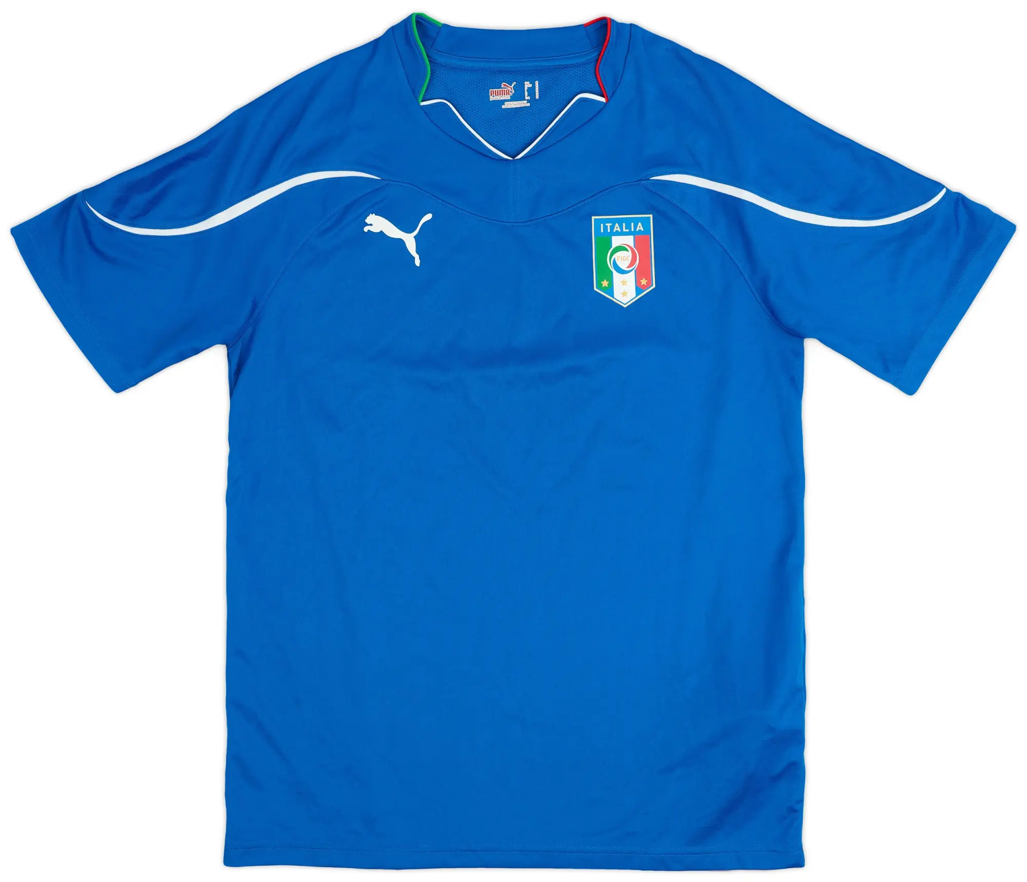 Puma 2010-12 Italy Home Shirt - 8/10 - (M)