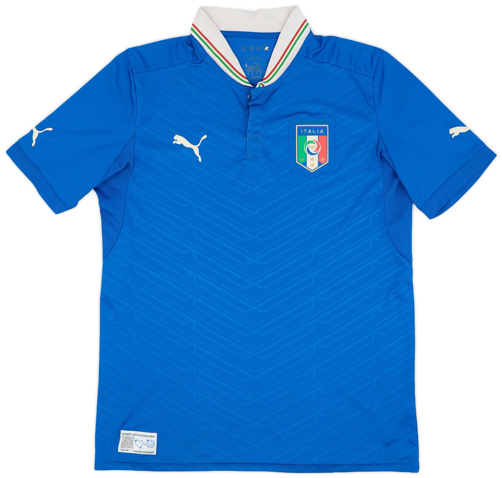 Puma 2012-13 Italy Home Shirt - 8/10 - (L)
