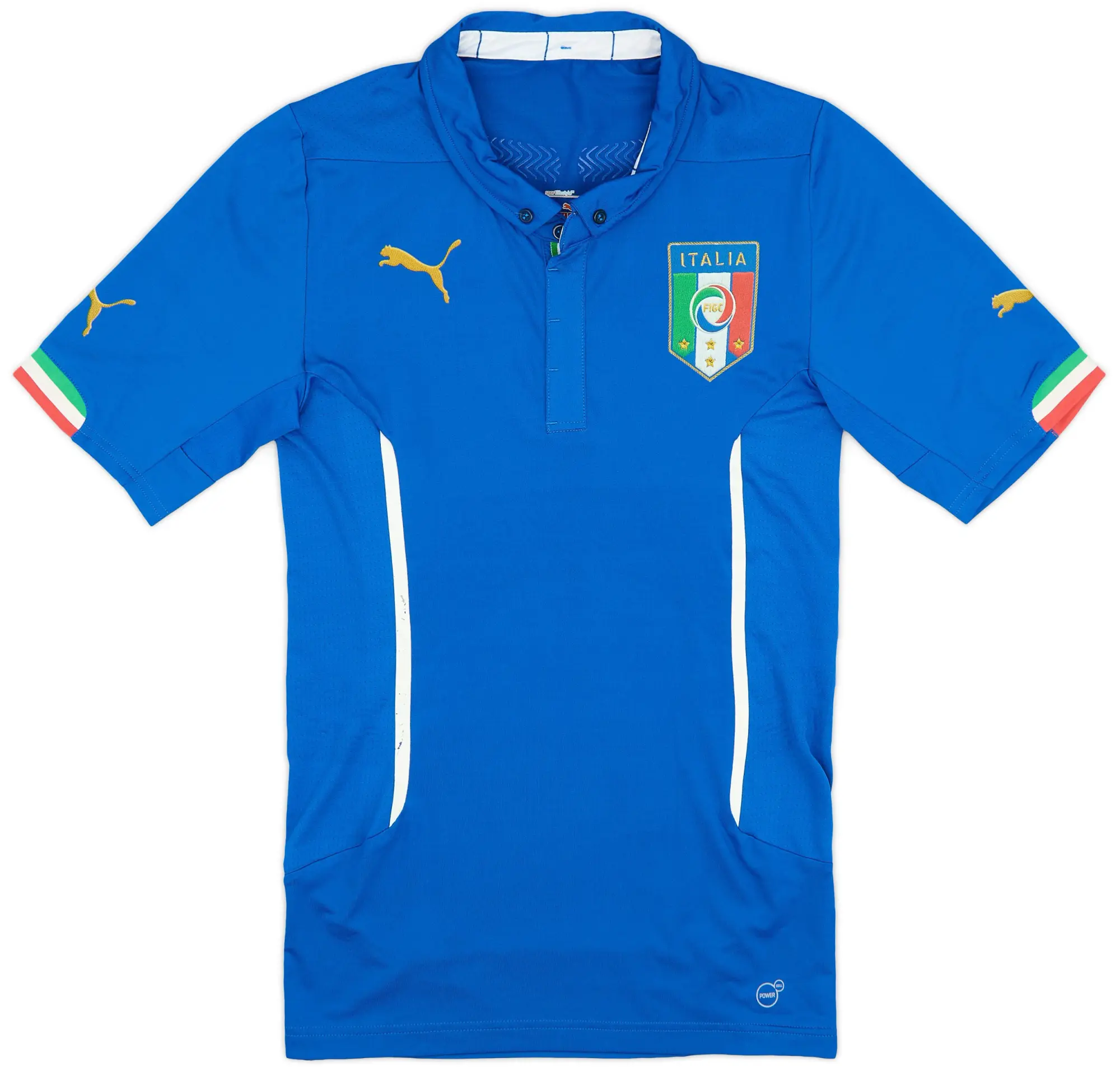 Puma 2014-15 Italy Authentic Home Shirt - 7/10 - (L)