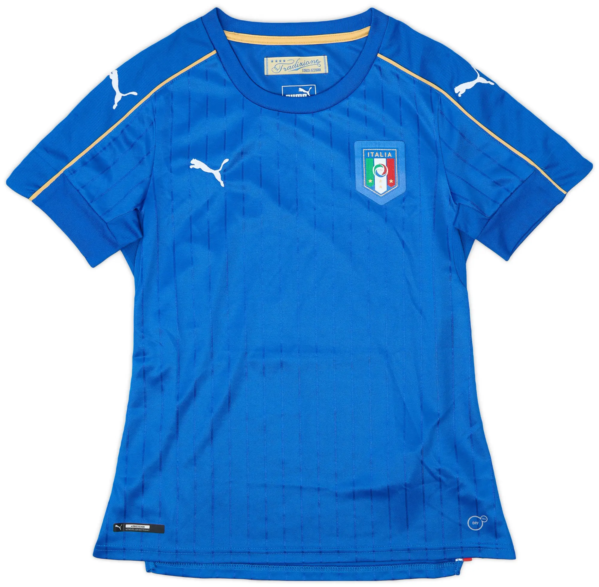 Puma 2016-17 Italy Home Shirt - 9/10 - (Women's M)