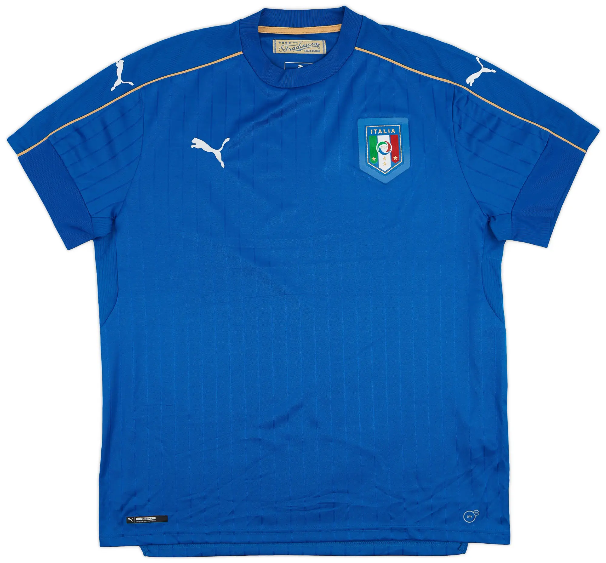 Puma 2016-17 Italy Home Shirt - 9/10 - (XL)
