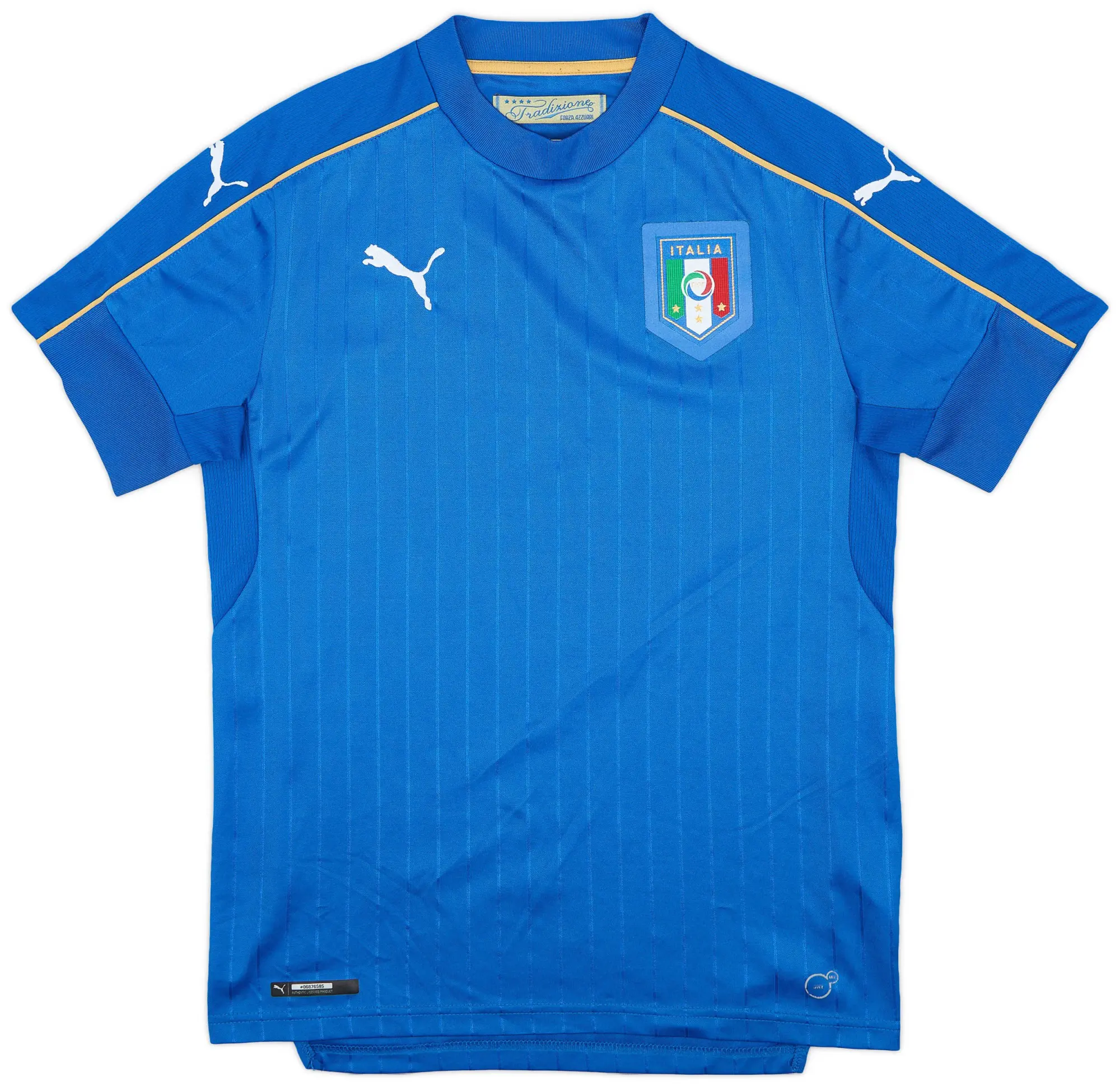 Puma 2016-17 Italy Home Shirt - 8/10 - (S)