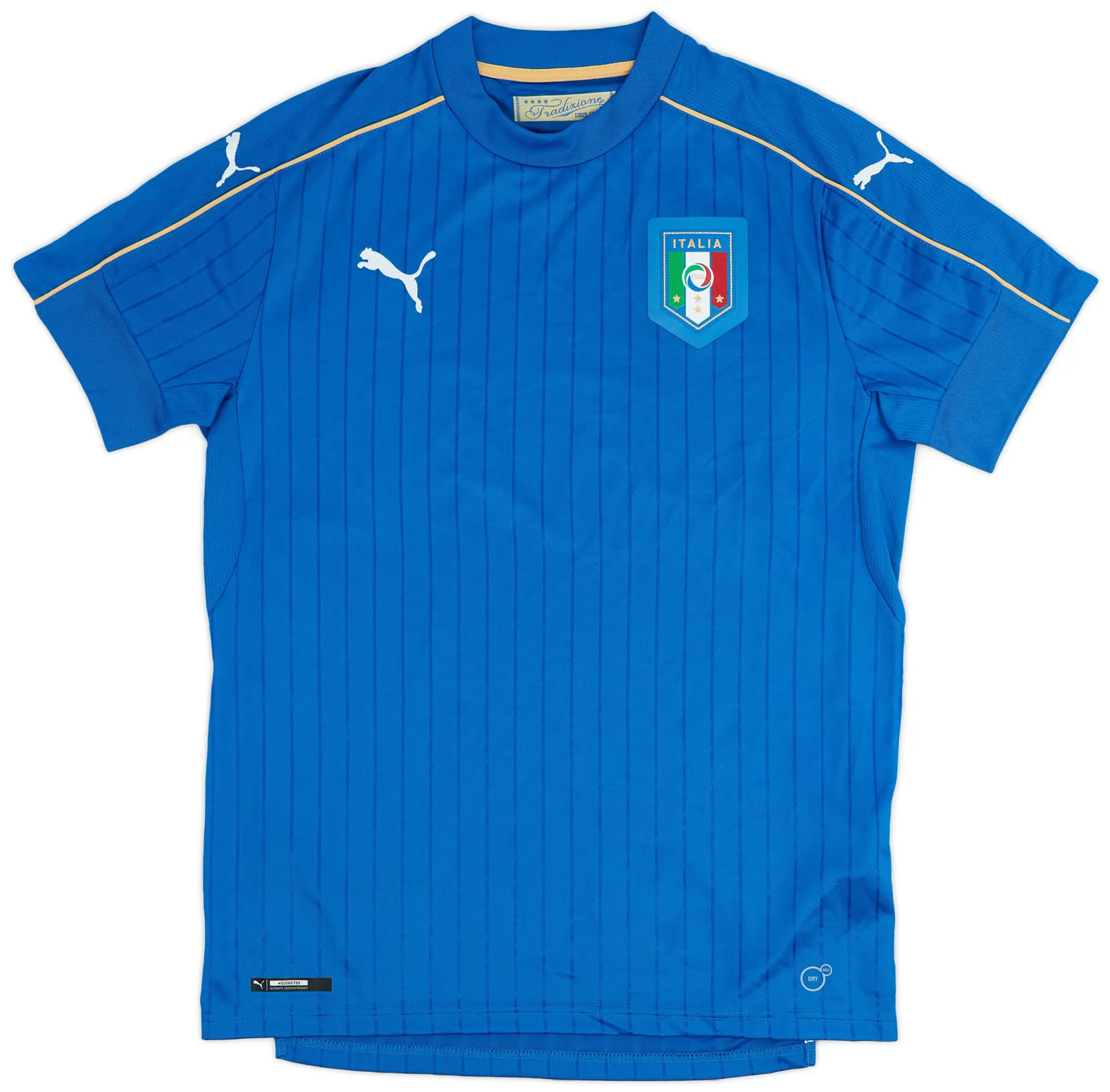 Puma 2016-17 Italy Home Shirt - 9/10 - (M)