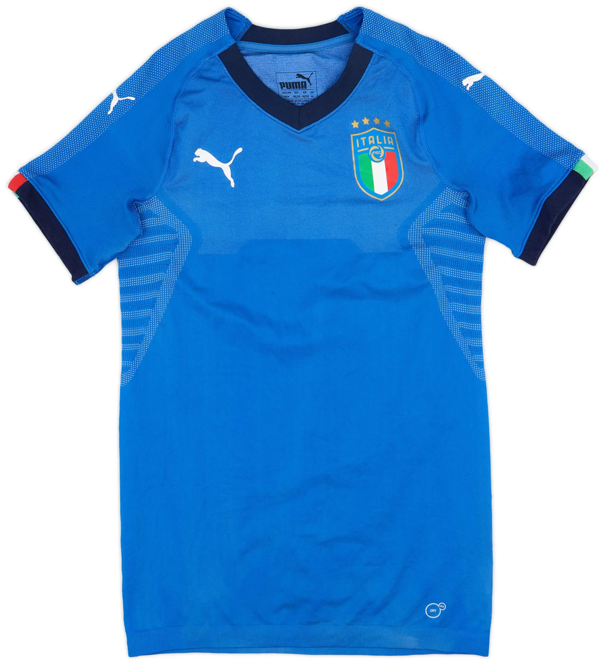 Puma 2018-19 Italy Authentic Home Shirt - 6/10 - (M)