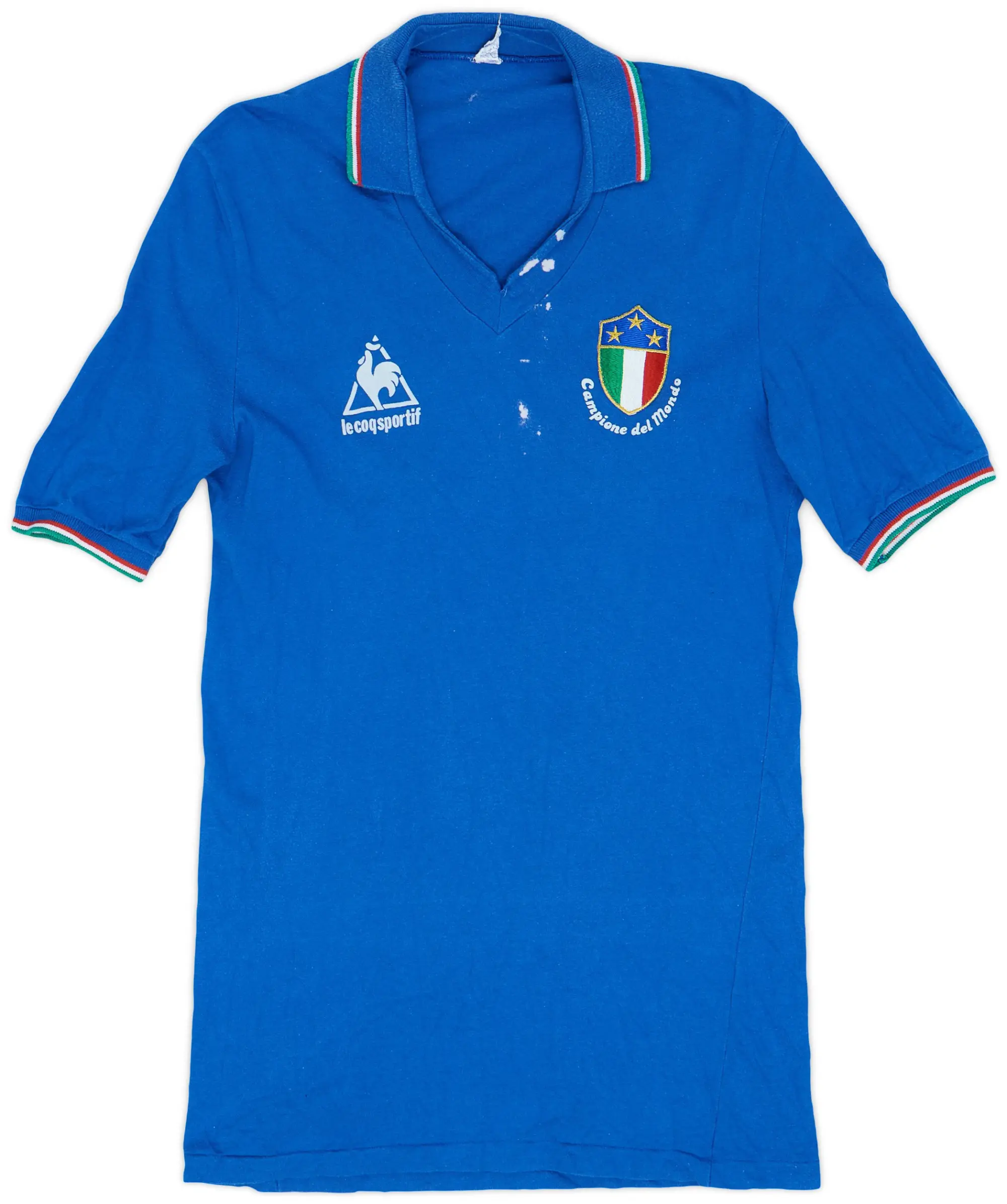 LeCoqSportif 1982 Italy 'Campione del Mondo' Home Shirt - 5/10 - (L)