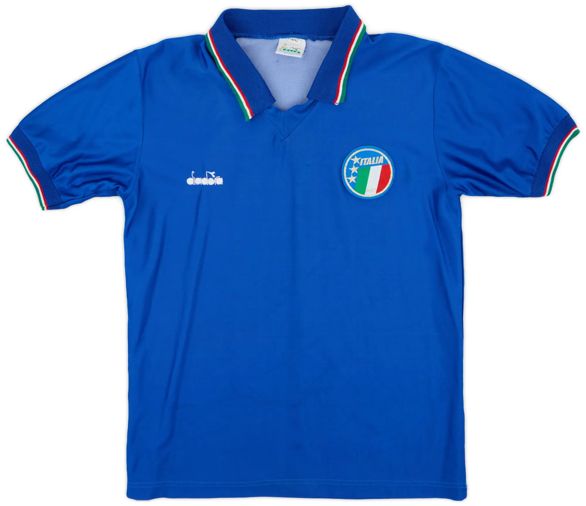 Diadora 1986-91 Italy Home Shirt - 8/10 - (M)