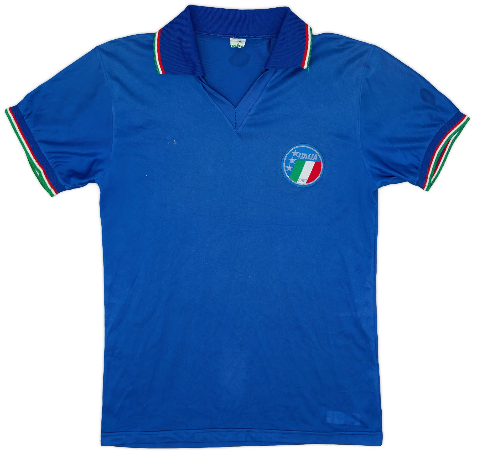 Diadora 1986-91 Italy Home Shirt - 5/10 - (M)