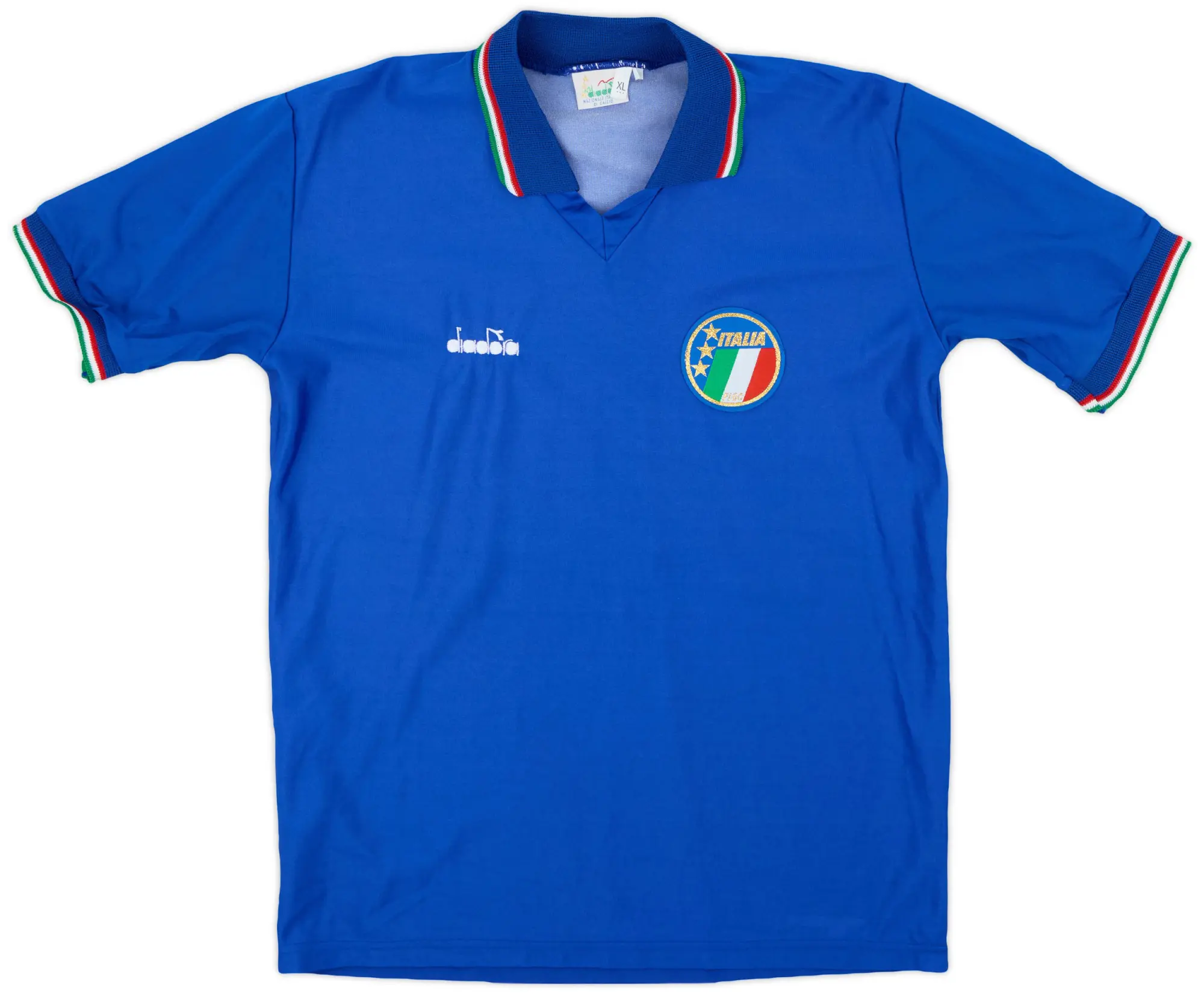 Diadora 1986-91 Italy Home Shirt - 8/10 - (M)