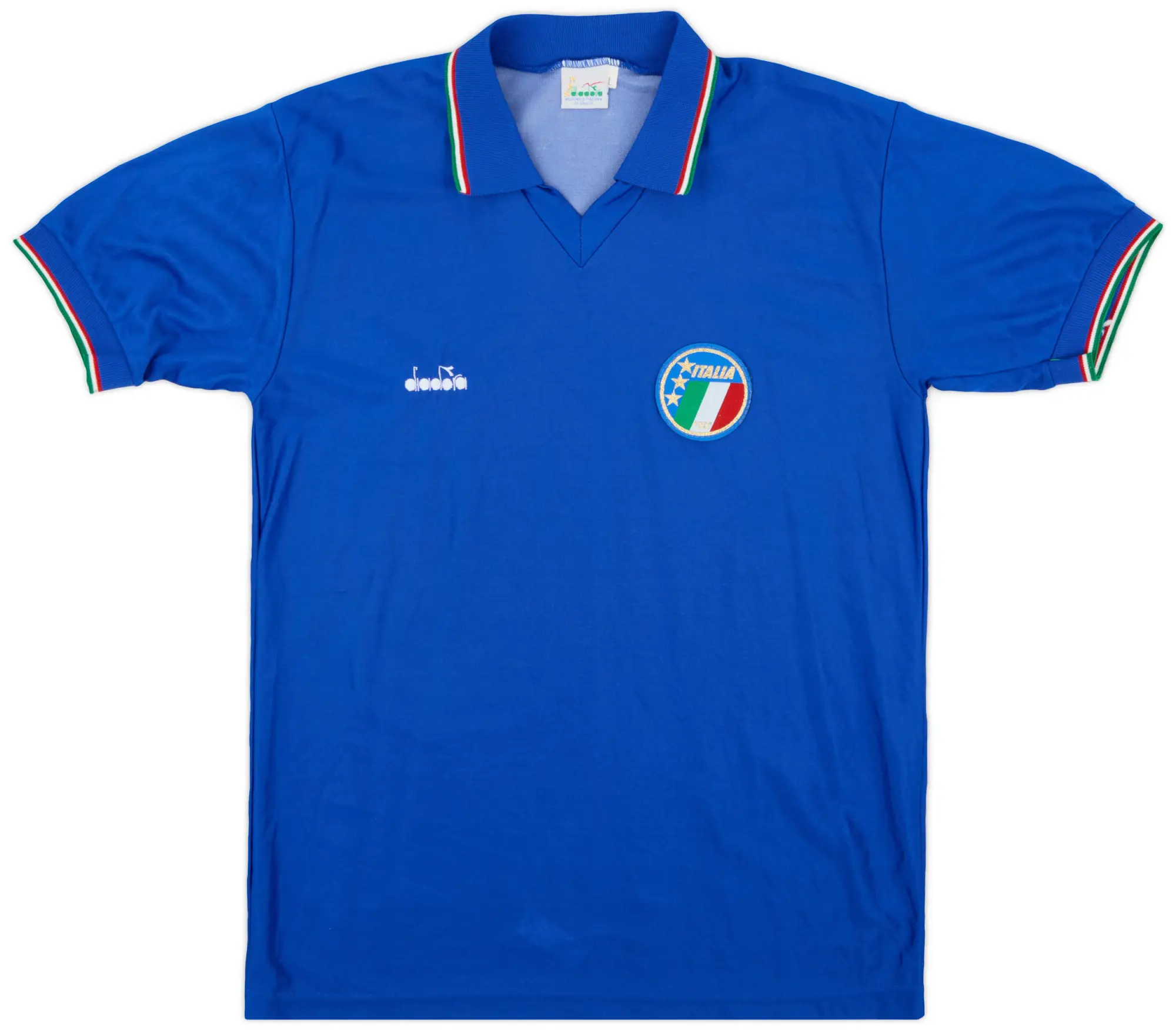 Diadora 1986-91 Italy Home Shirt - 8/10 - (L)