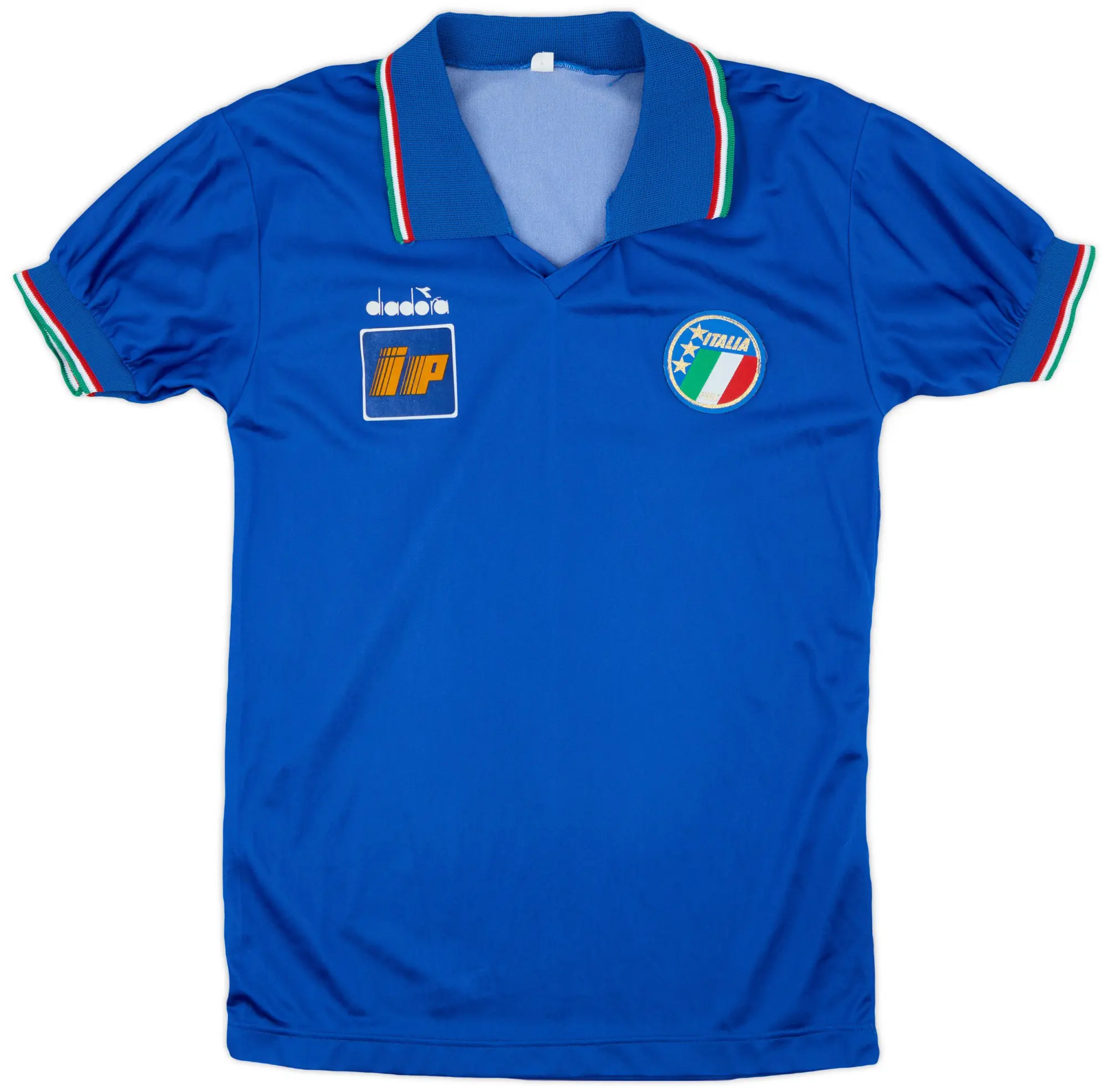 Diadora 1986-91 Italy Home Shirt - 9/10 - (M)