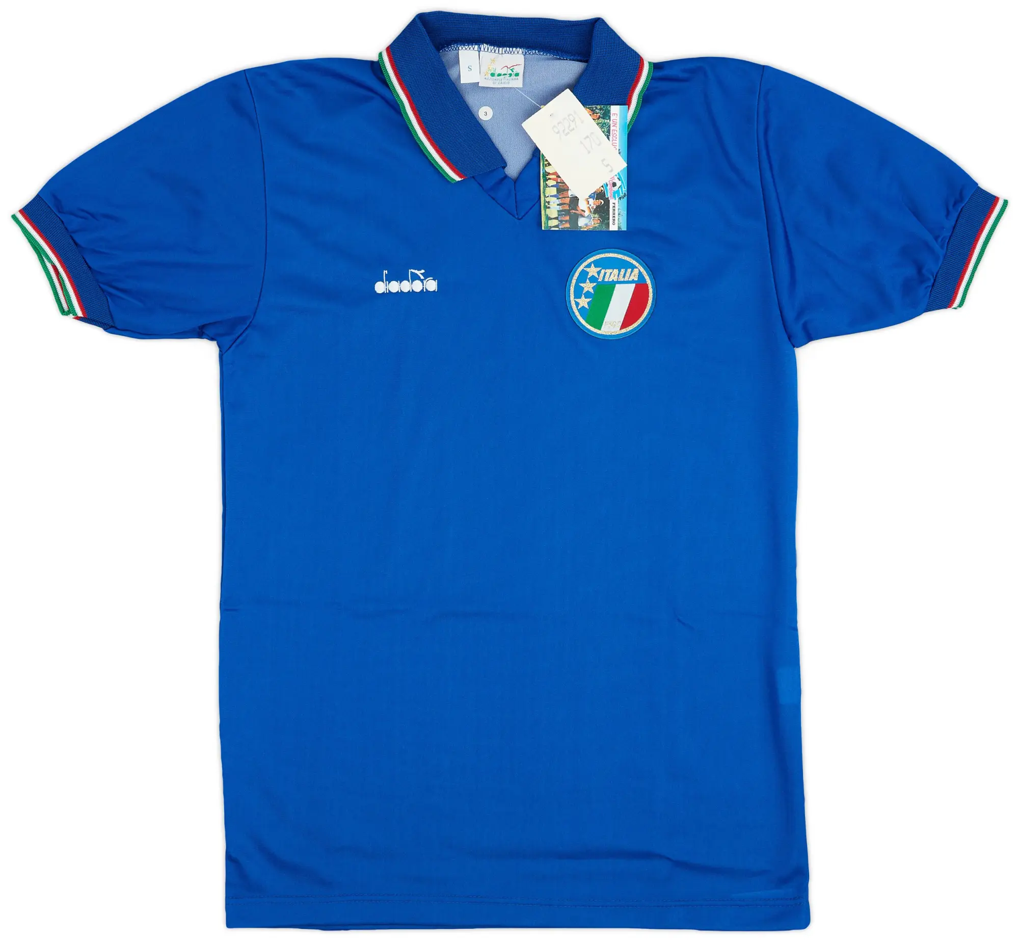 Diadora 1986-91 Italy Home Shirt (S)