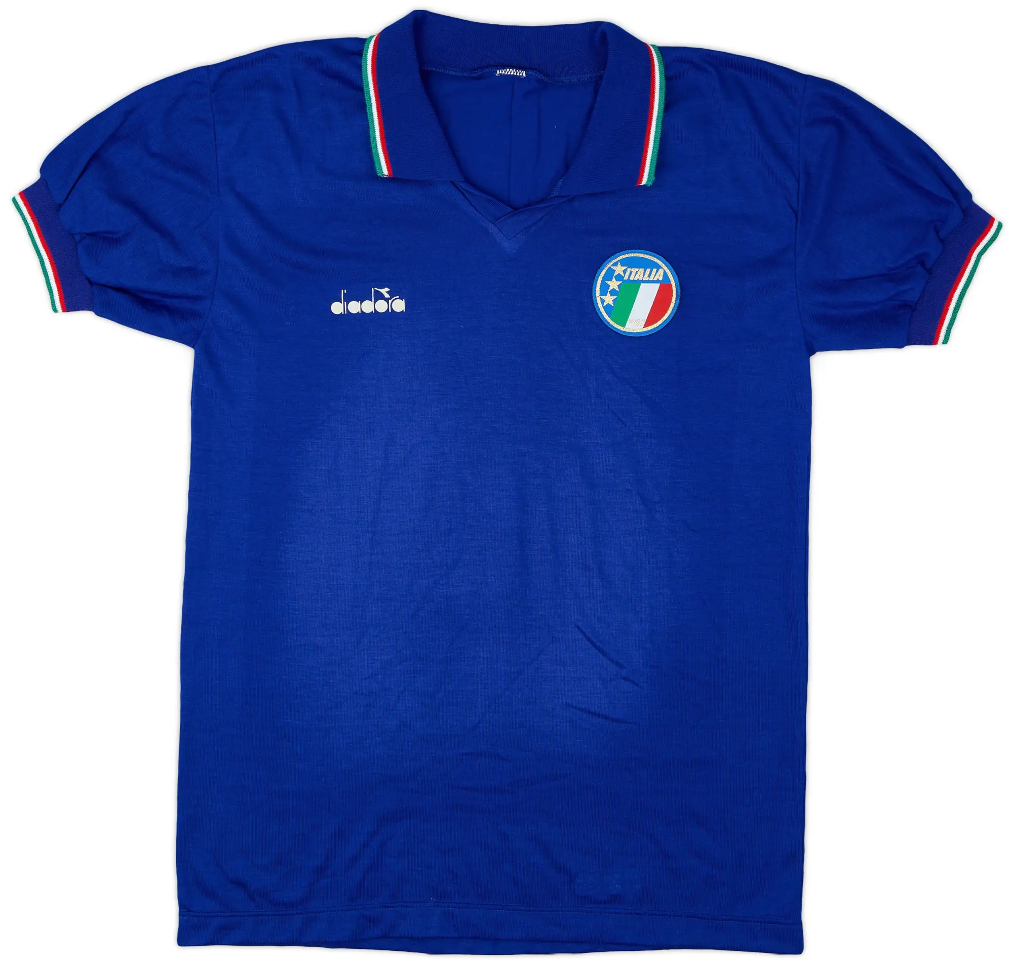 Diadora 1986-91 Italy Home Shirt - 8/10 - (L)