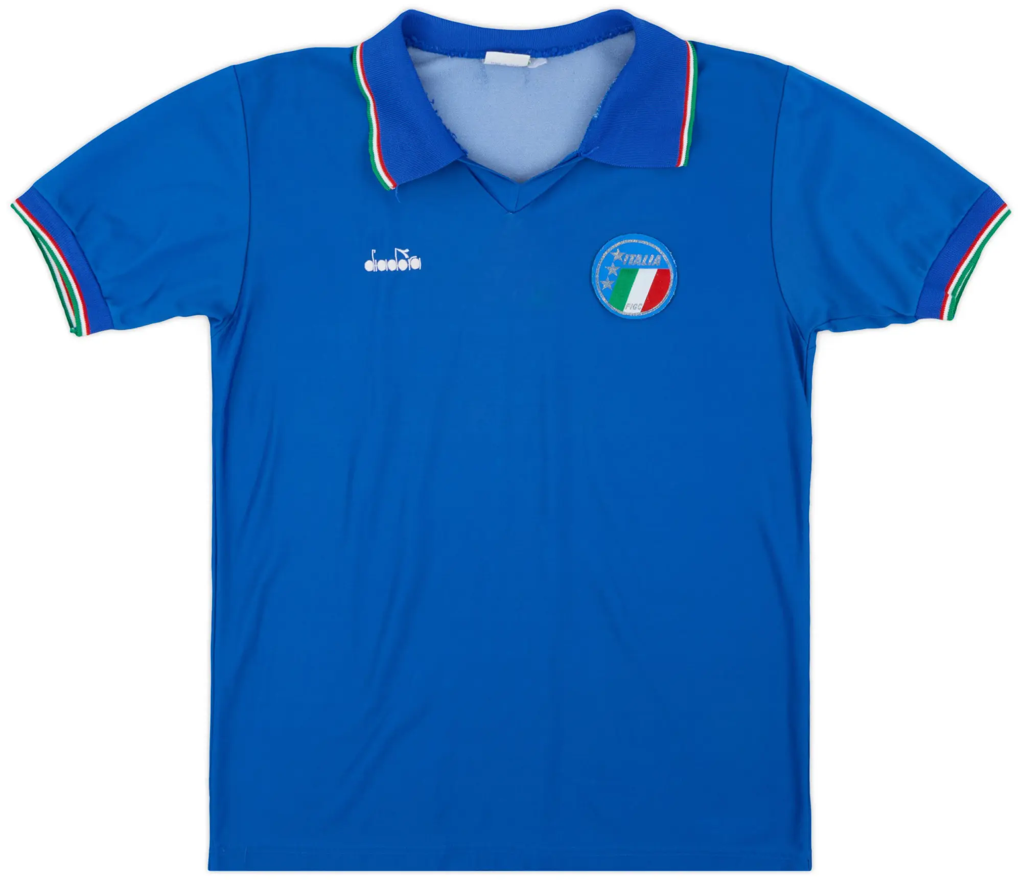 Diadora 1986-91 Italy Home Shirt - 8/10 - (M)