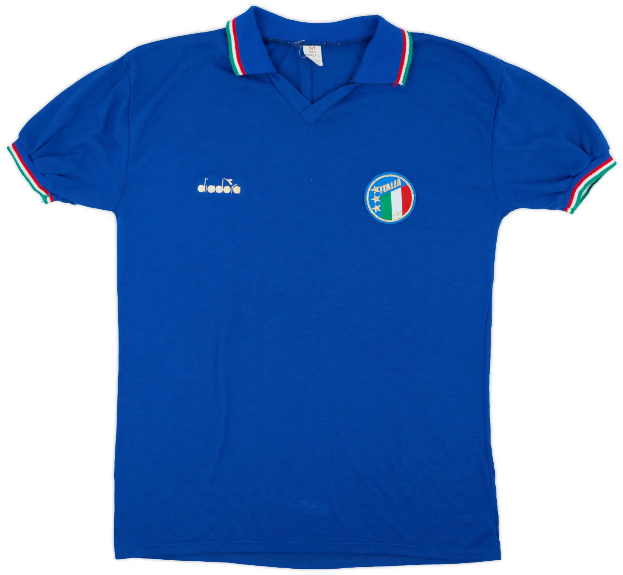 Diadora 1986-91 Italy Home Shirt - 8/10 - (M)