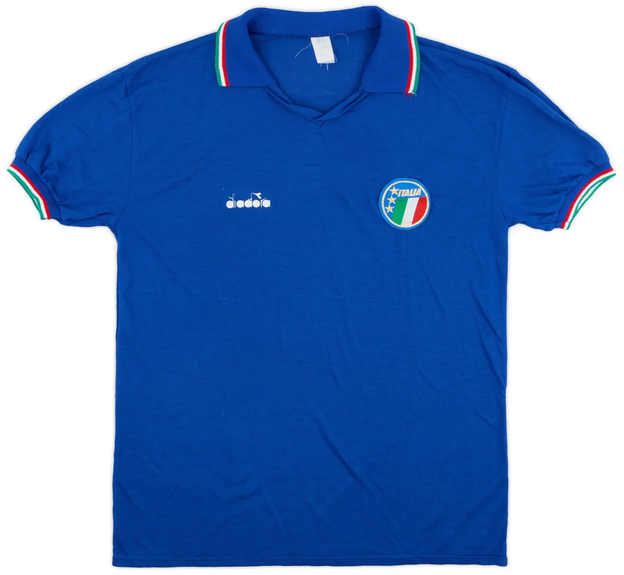 Diadora 1986-91 Italy Home Shirt - 6/10 - (XL)