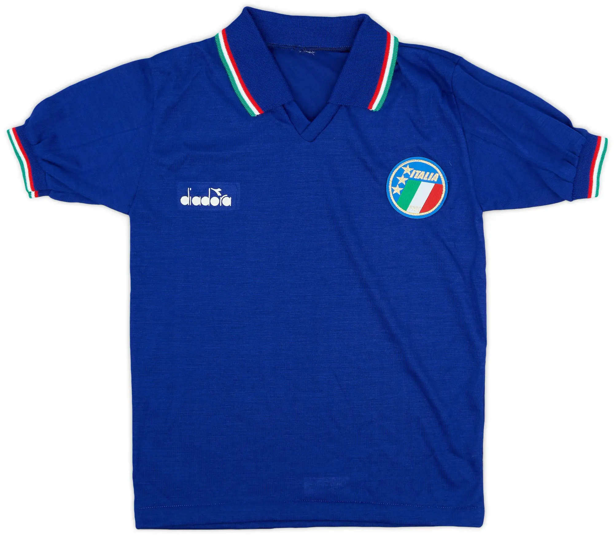 Diadora 1986-90 Italy Home Shirt - 8/10 - (L.Boys)