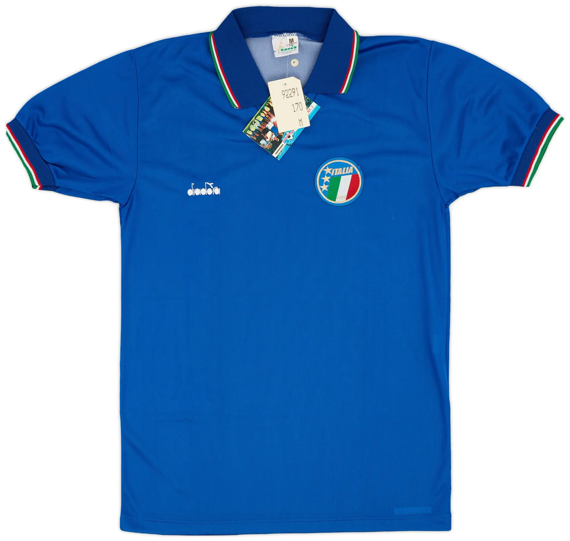 Diadora 1986-91 Italy Home Shirt (M)