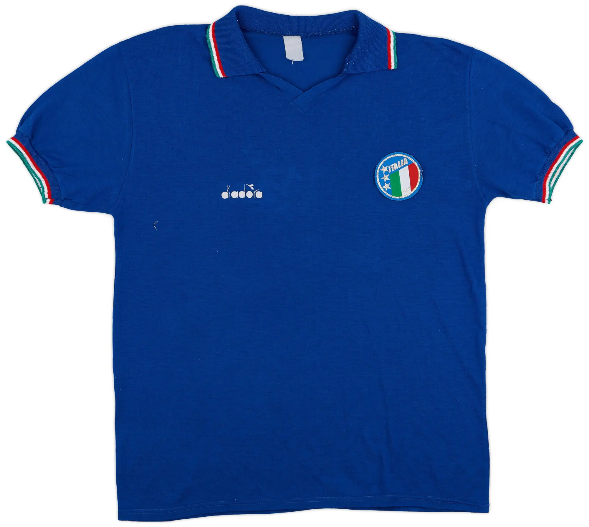 Diadora 1986-90 Italy Home Shirt - 5/10 - (XL)