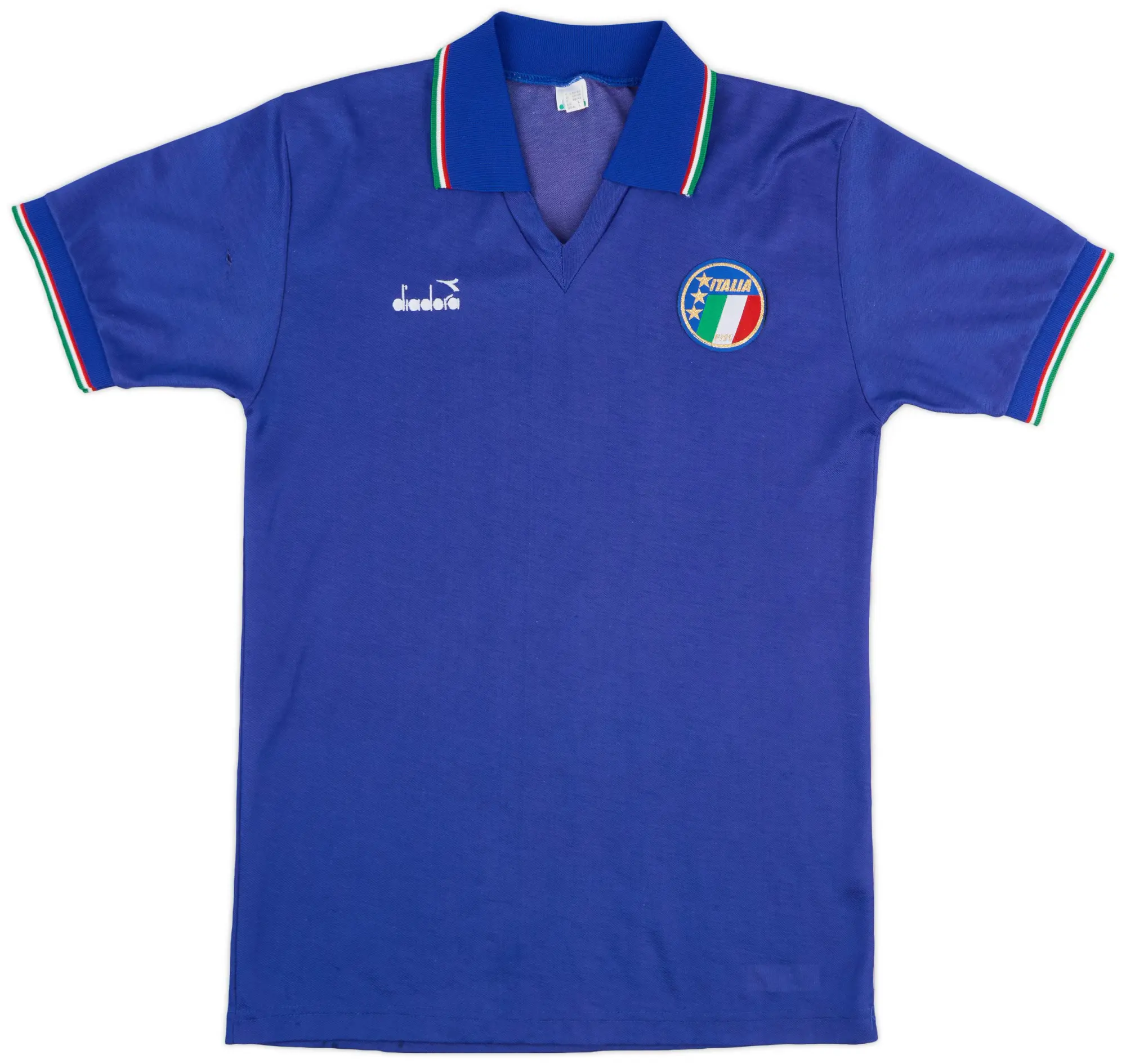 Diadora 1986-90 Italy Home Shirt - 5/10 - (L)