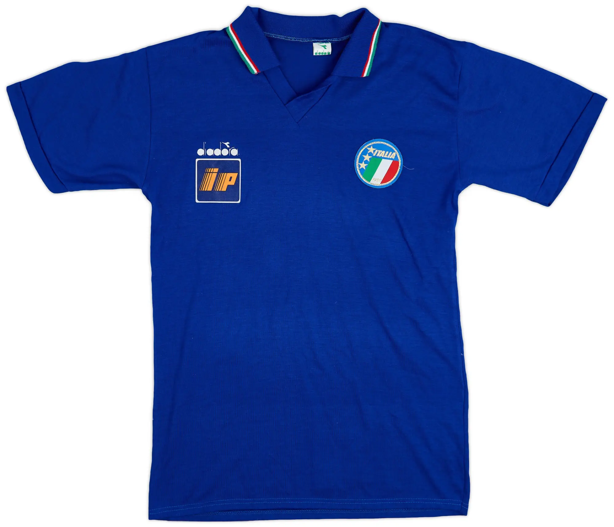 Diadora 1986-90 Italy Home Shirt - 8/10 - (S)