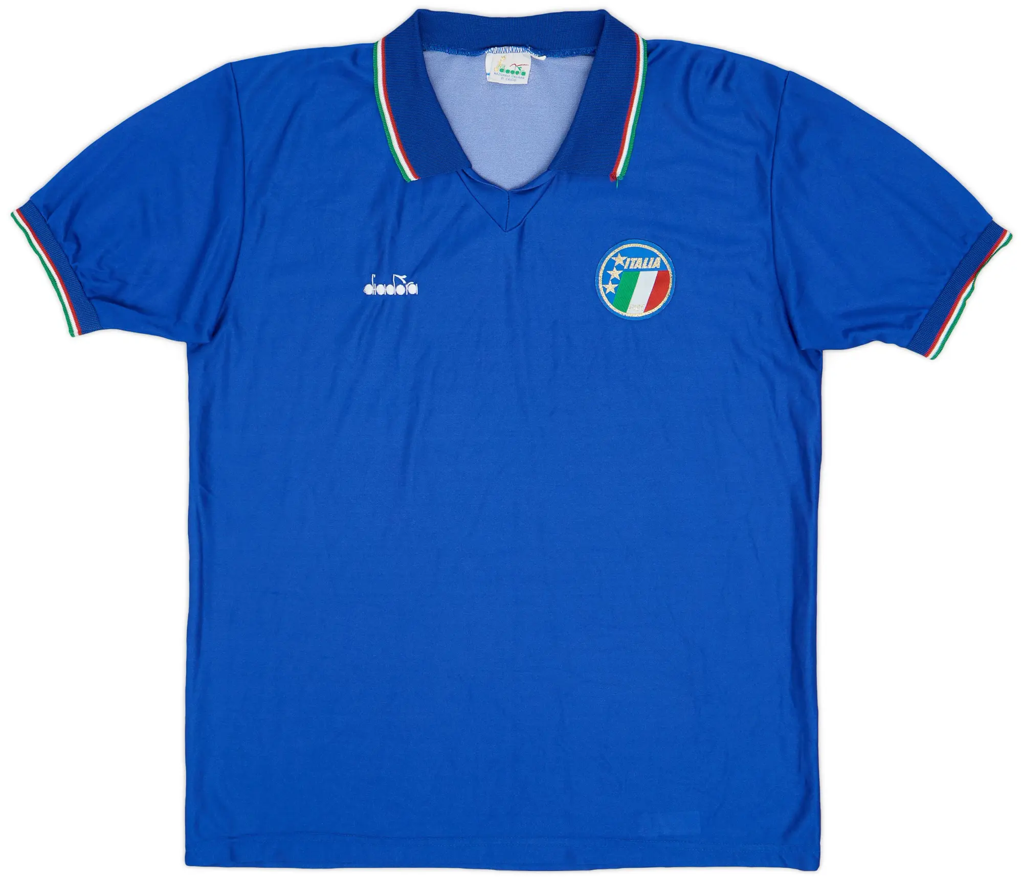 Diadora 1986-90 Italy Home Shirt - 6/10 - (XL)