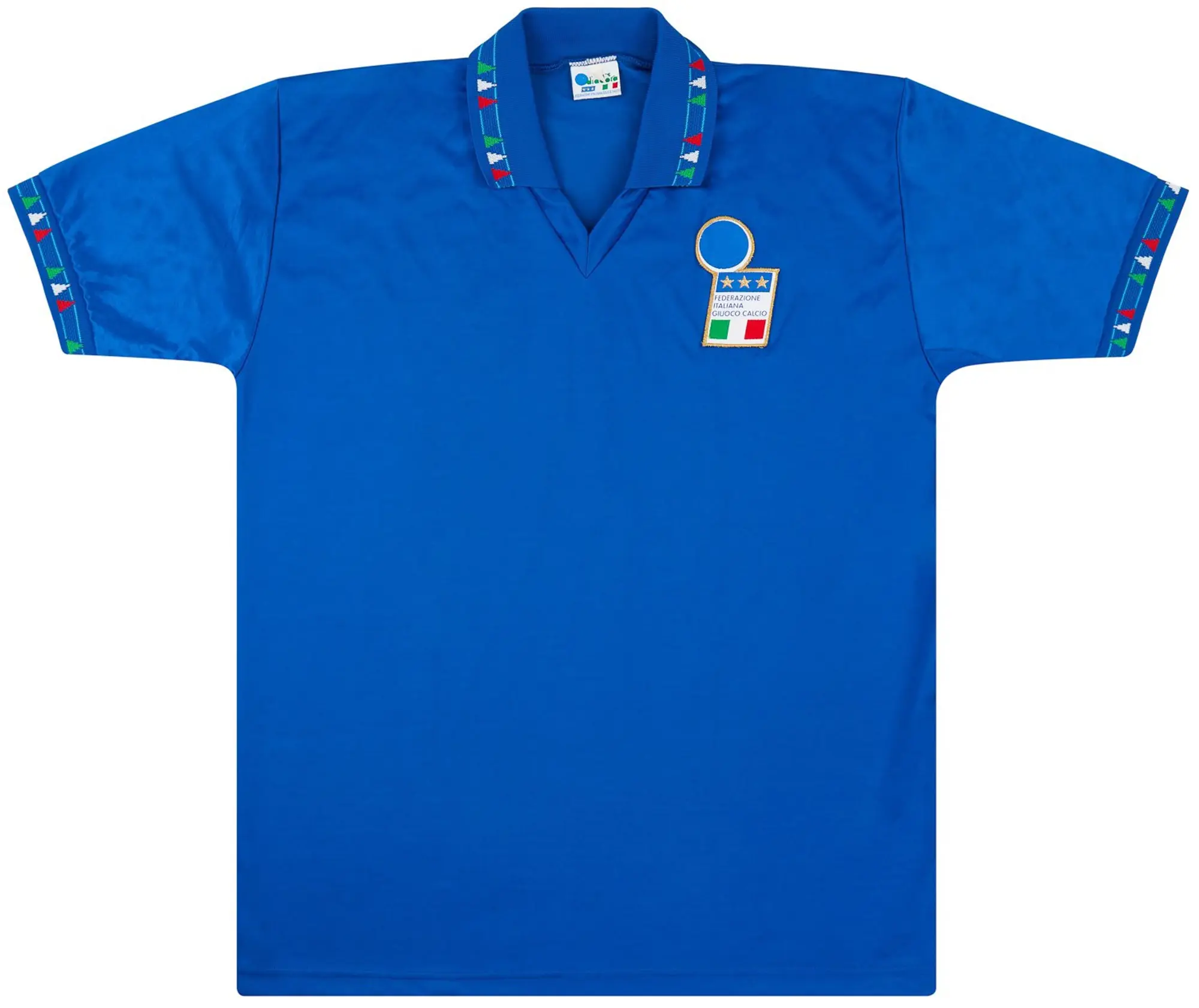 Diadora 1992-93 Italy Match Issue Home Shirt #8 (Di Biagio)