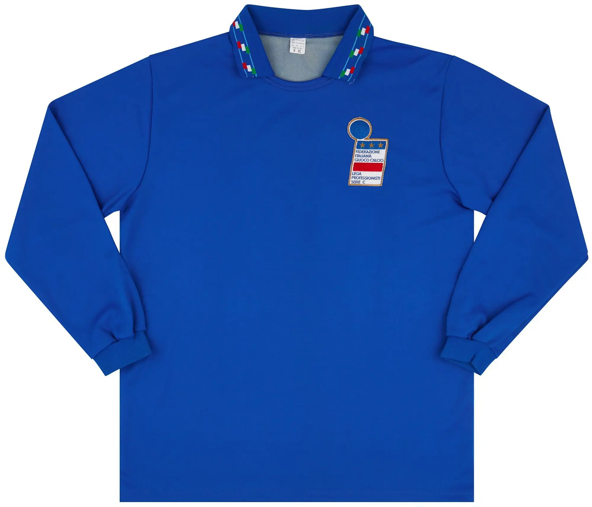 1992 Italy Serie C XI Match Issue Home L/S Shirt #6 (Di Biagio)