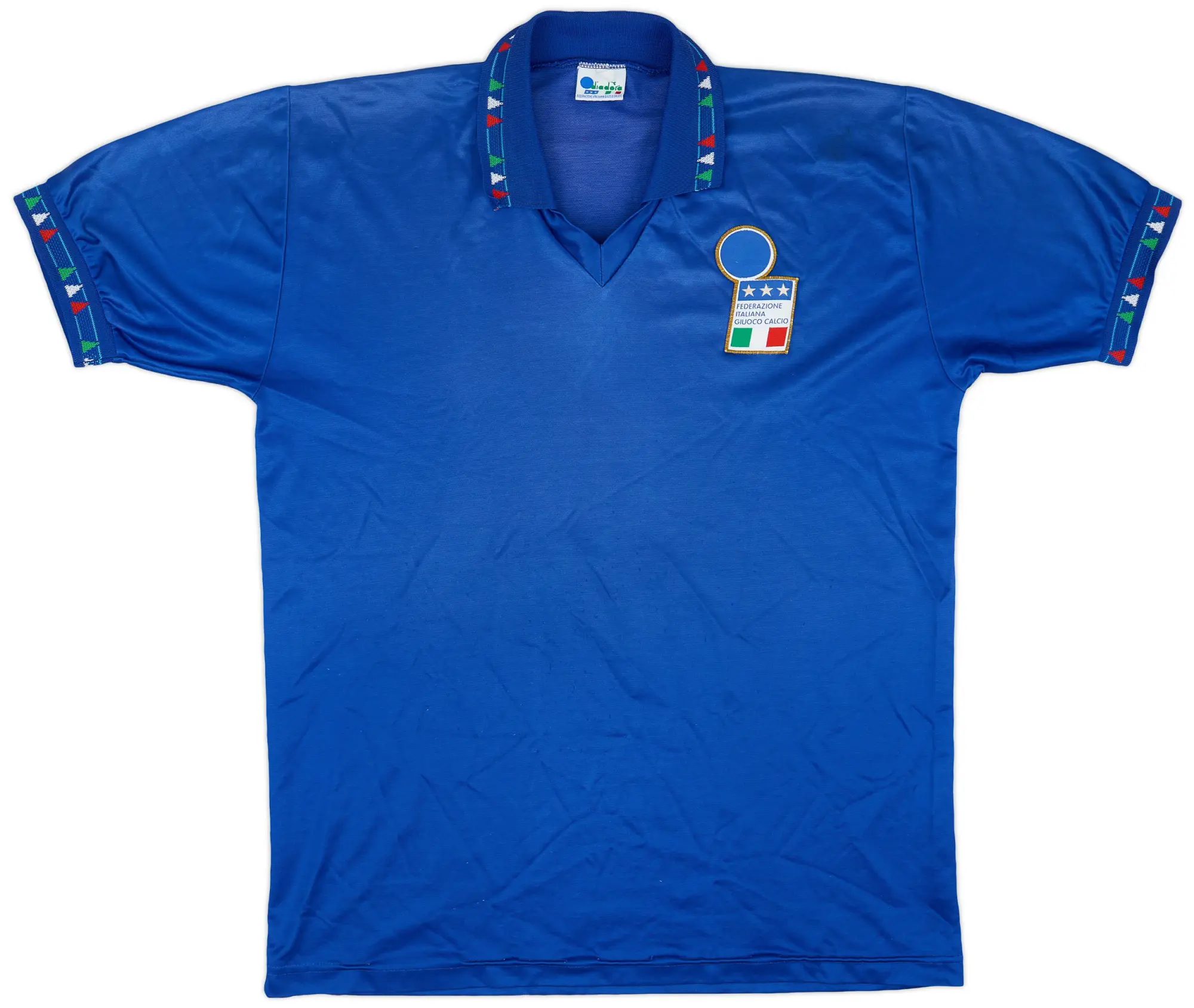Diadora 1992-93 Italy Home Shirt - 8/10 - (XL)