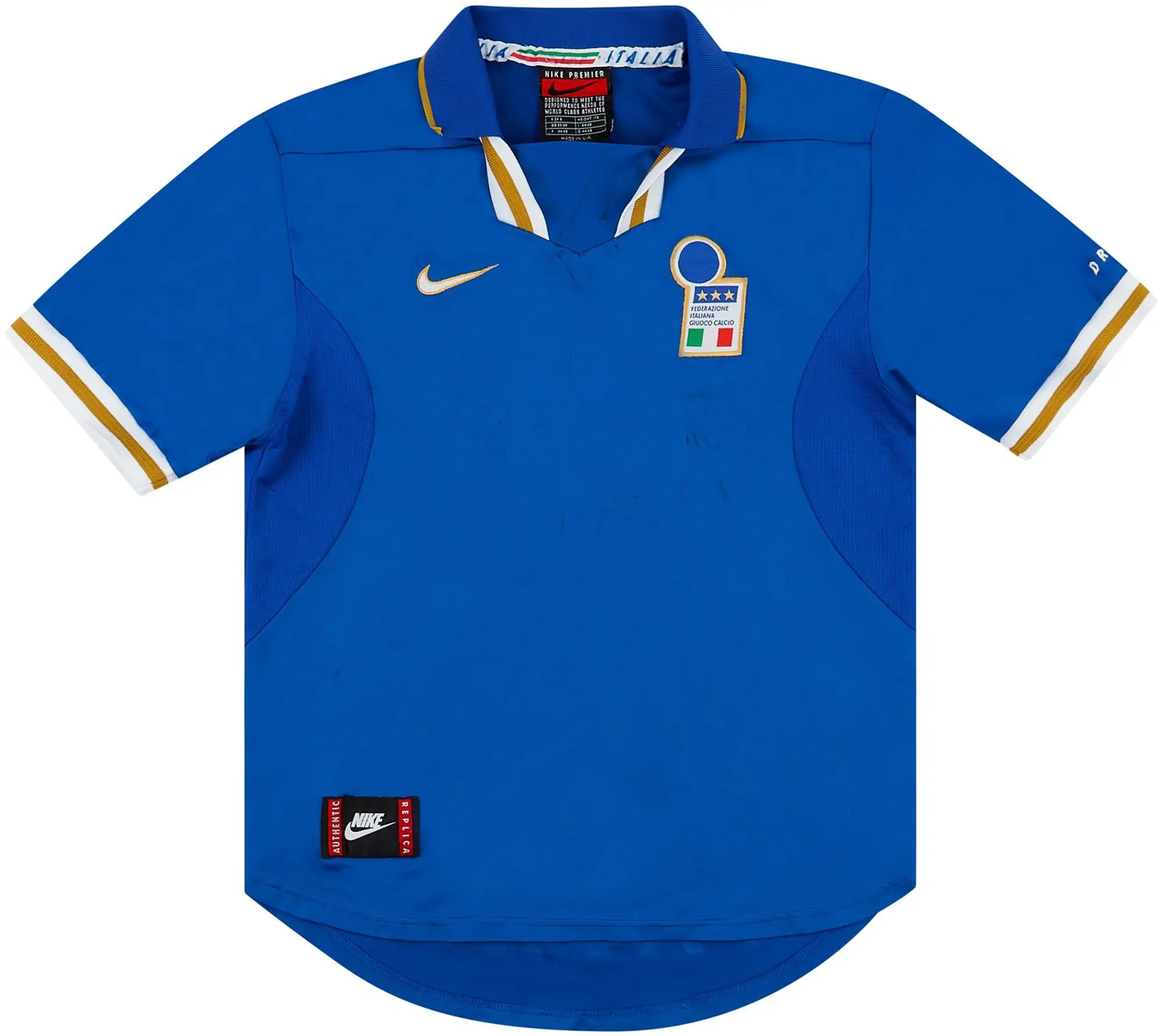 Nike 1996-97 Italy Home Shirt - 6/10 - (S)