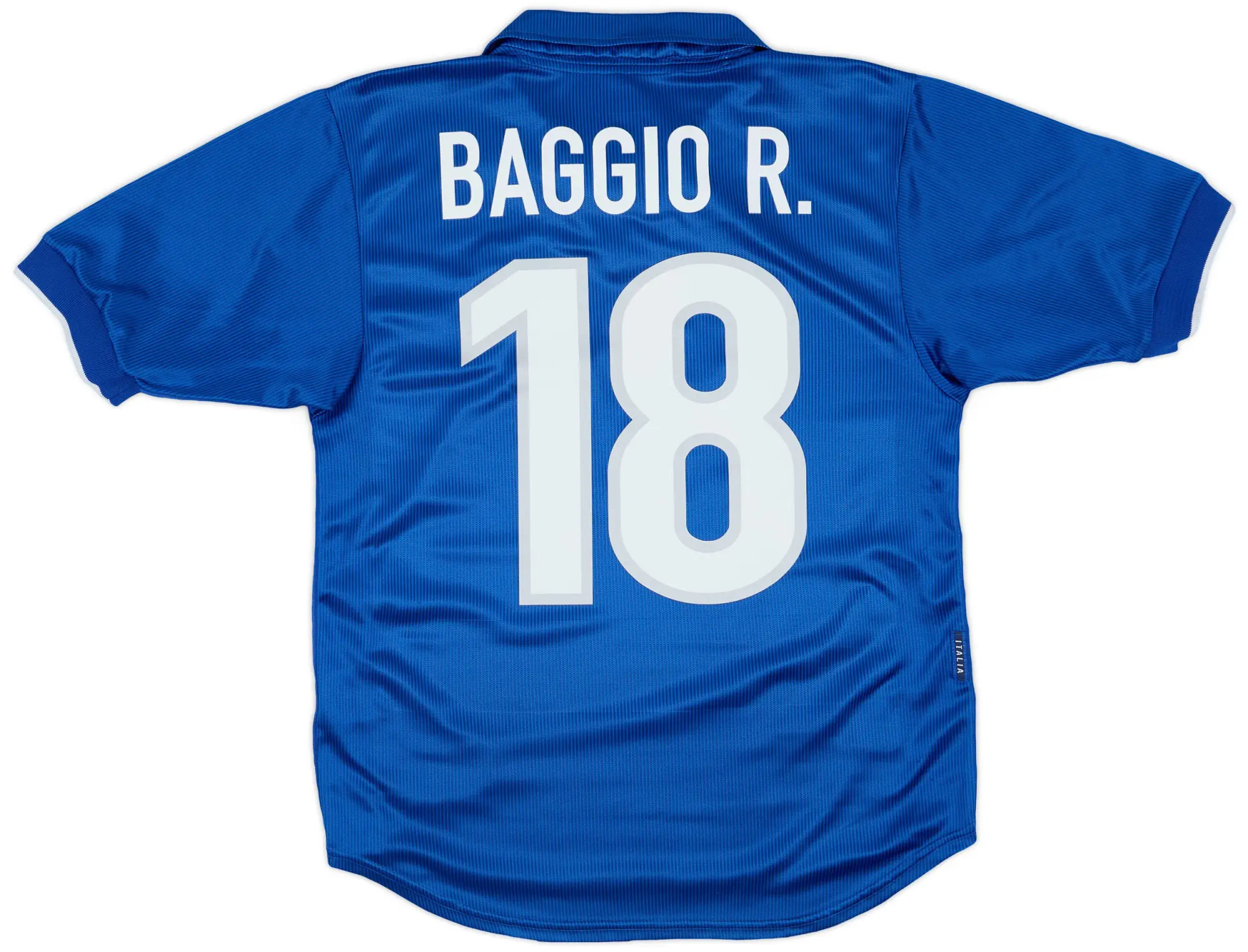 Nike 1997-98 Italy Home Shirt Baggio R. #18 - 7/10 - (S)