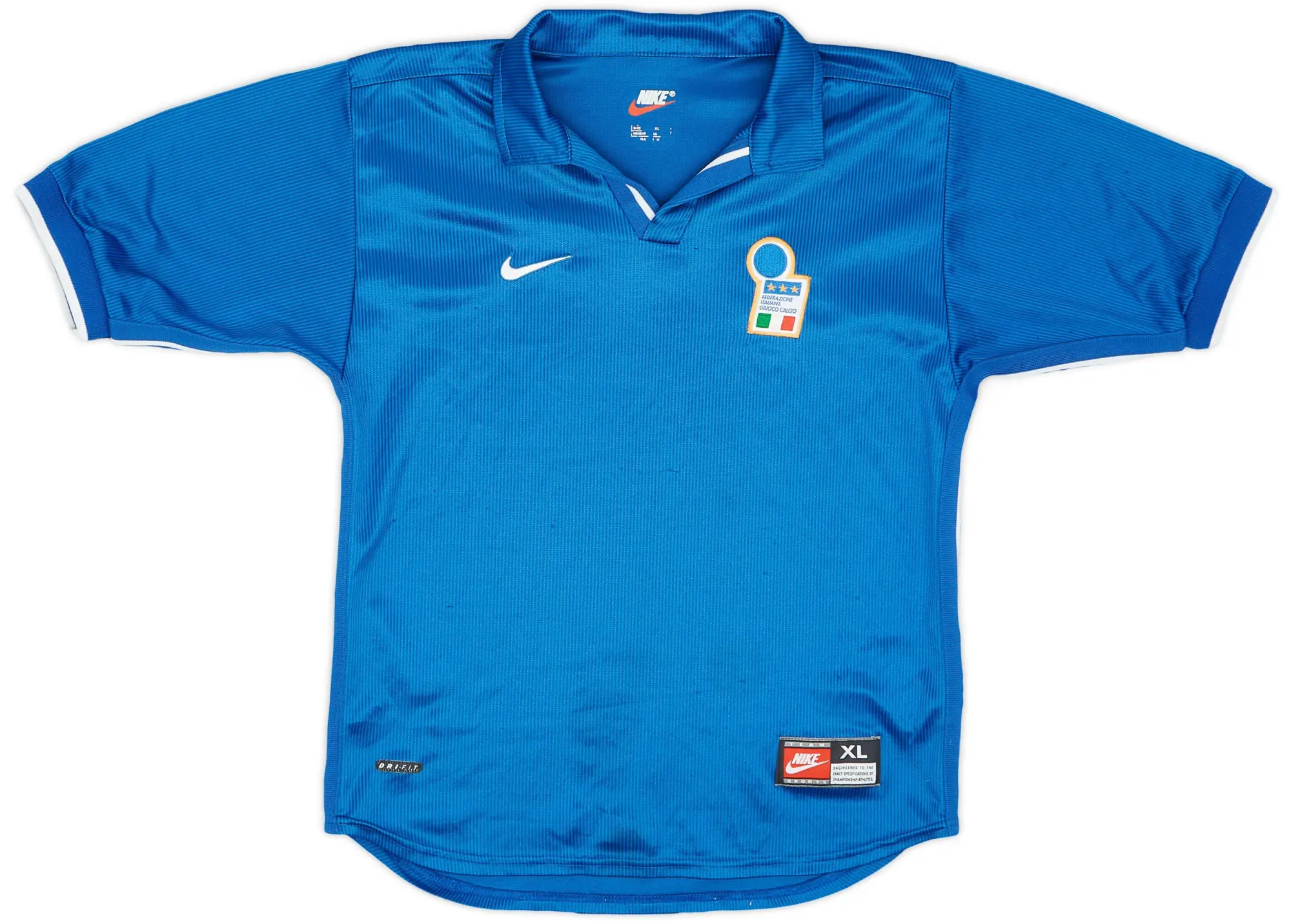 Nike 1997-98 Italy Home Shirt - 8/10 - (XL.Boys)