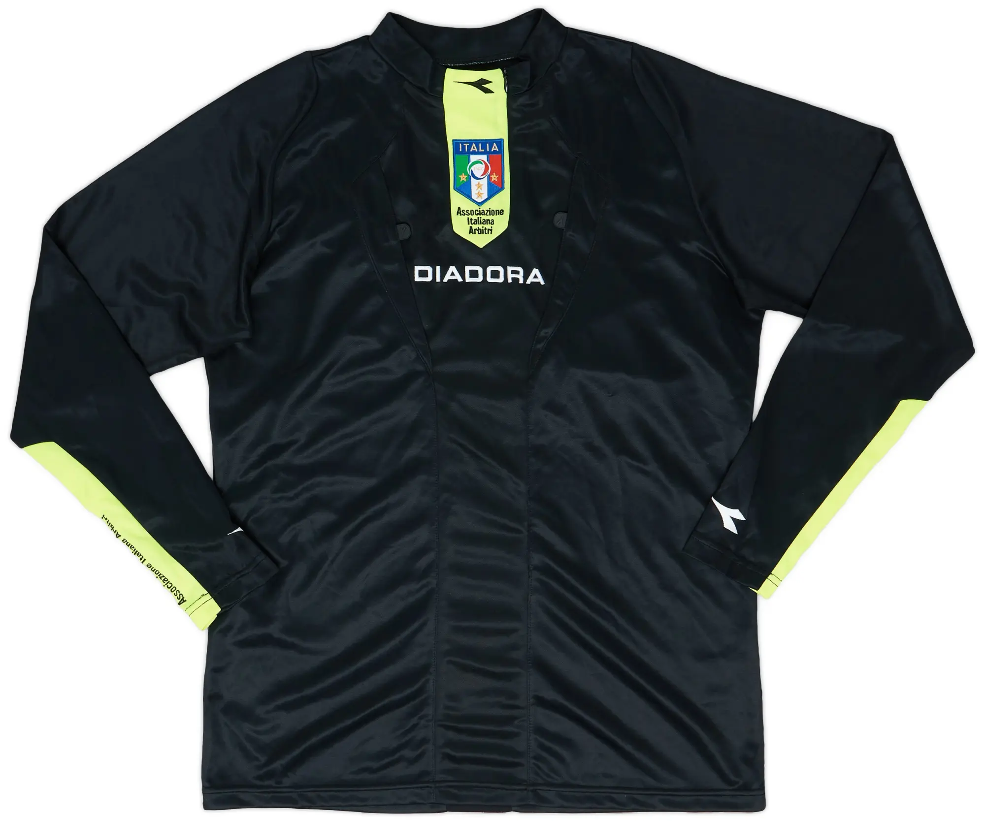 2000s Italy Diadora Referee L/S Shirt - 10/10 - (S)