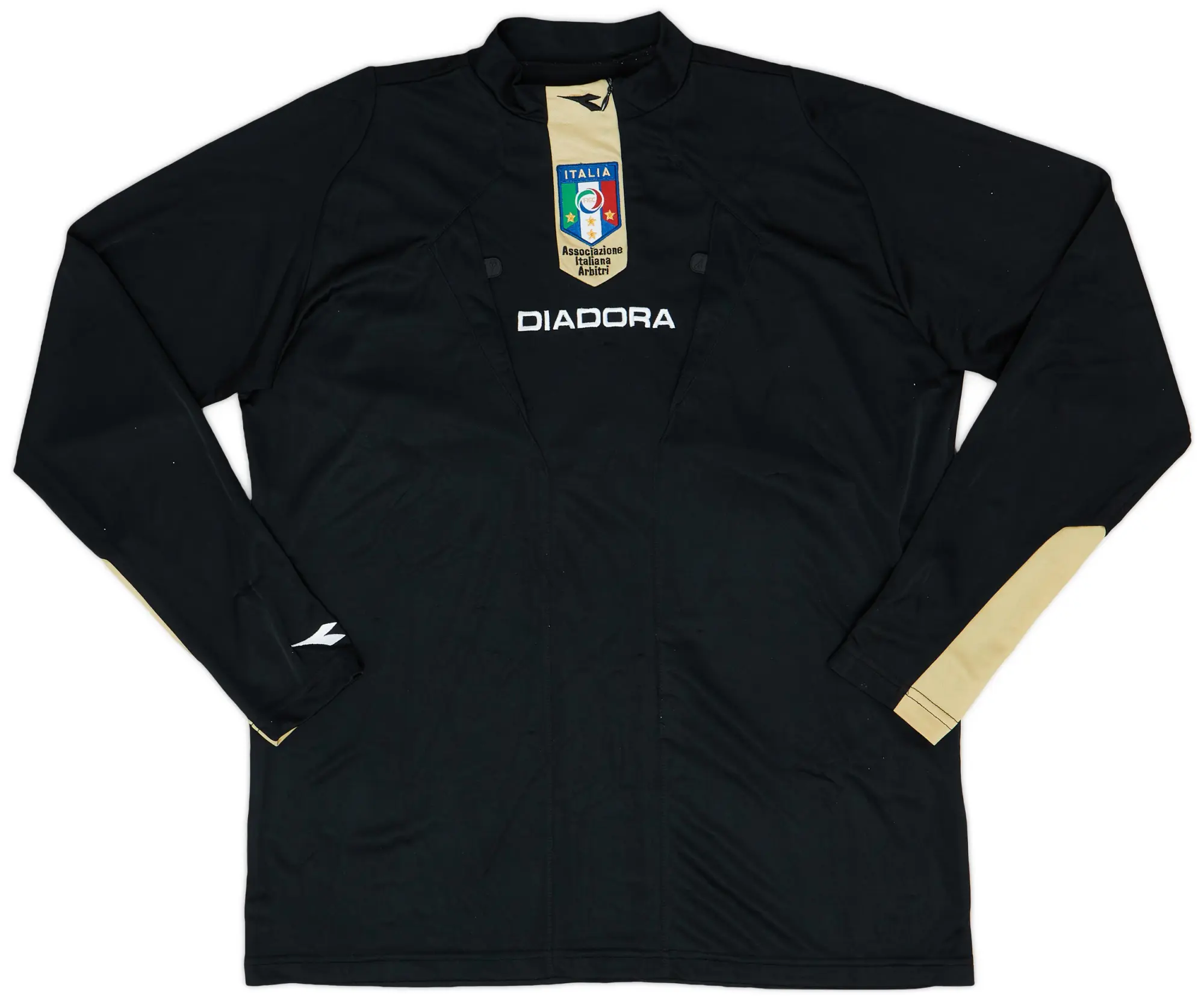 2007-09 Italy Diadora Referee L/S Shirt - 9/10 - (M)
