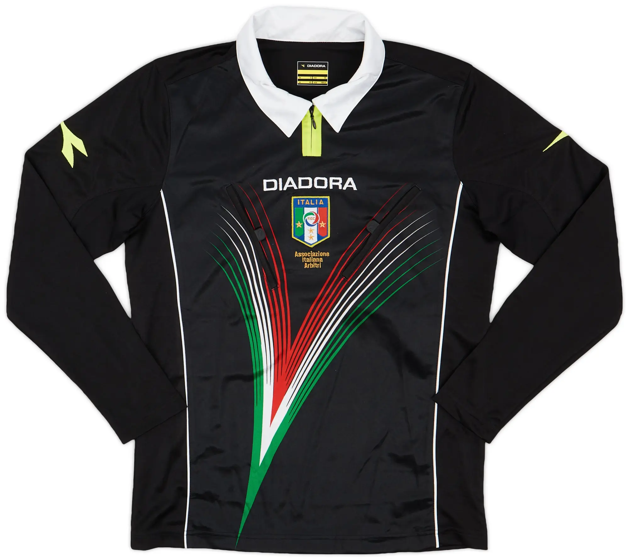 2012-13 Italy Diadora Referee L/S Shirt - 10/10 - (XS)