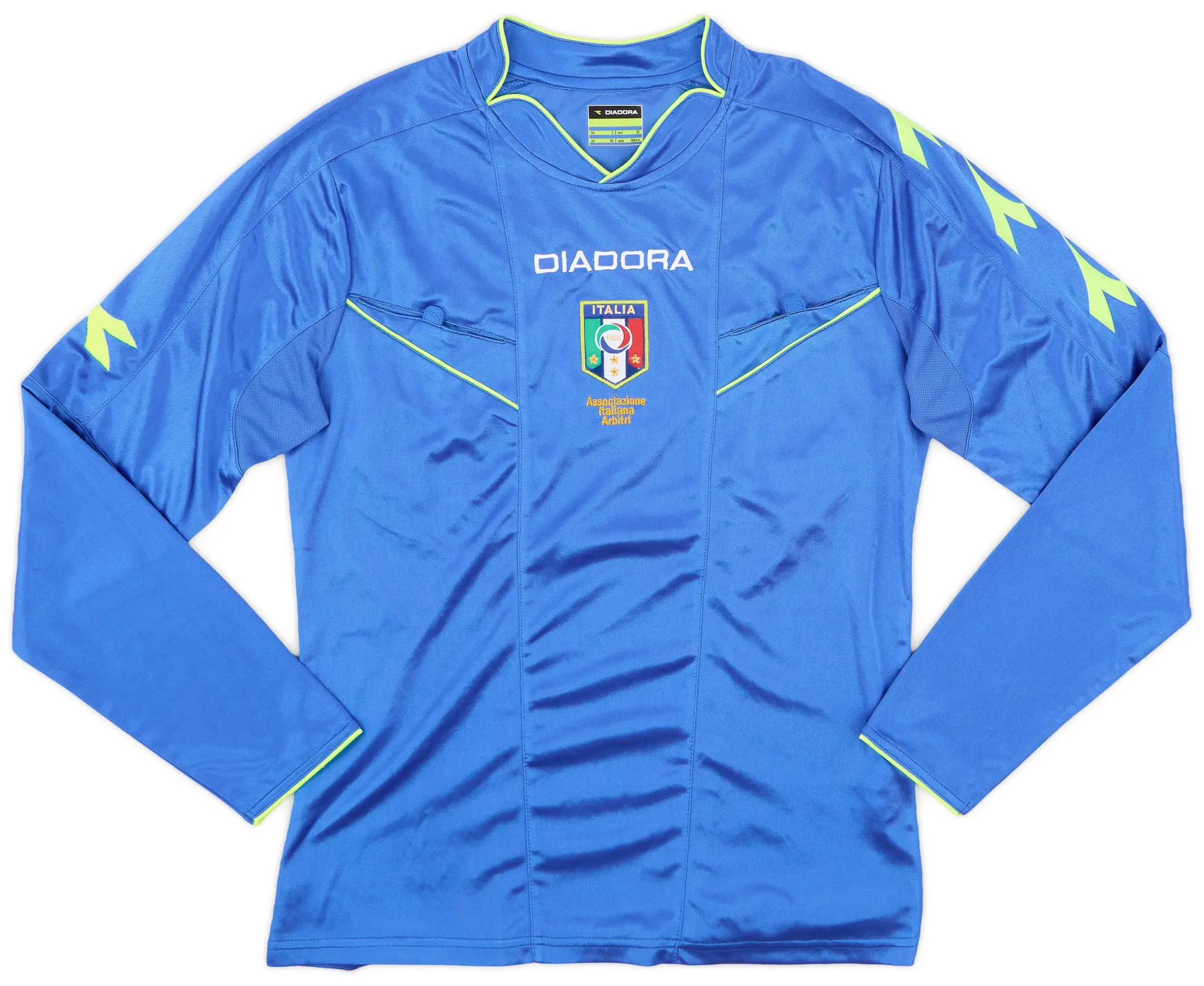 2013-14 Italy Diadora Referee L/S Shirt - 9/10 - (XS)